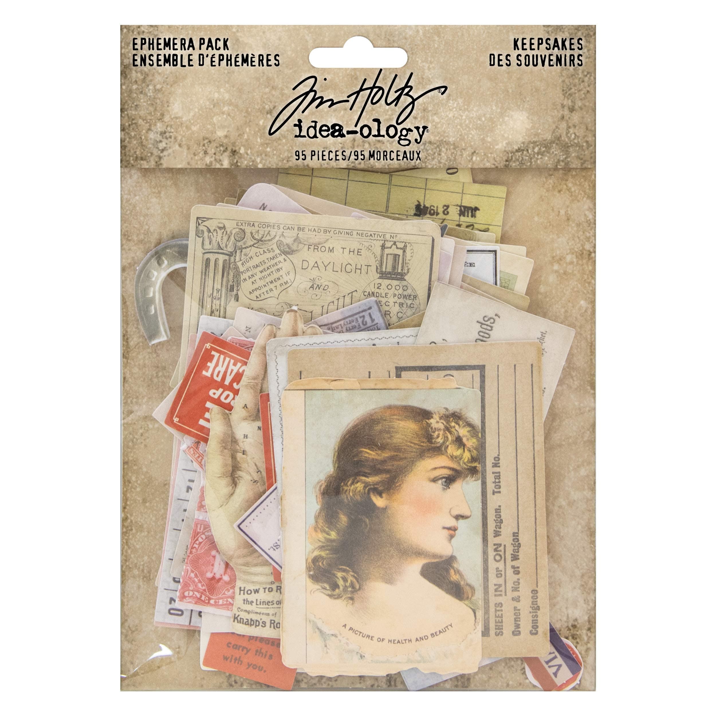 Tim Holtz - Advantus Ephemera Pack IDEA-O Keepsakes, Paper, Multicolor, One Size