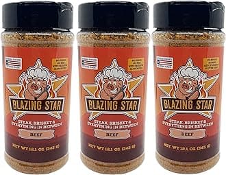 Blazing Star BBQ Beef Rub & Seasoning Bundle (Pack of 3)