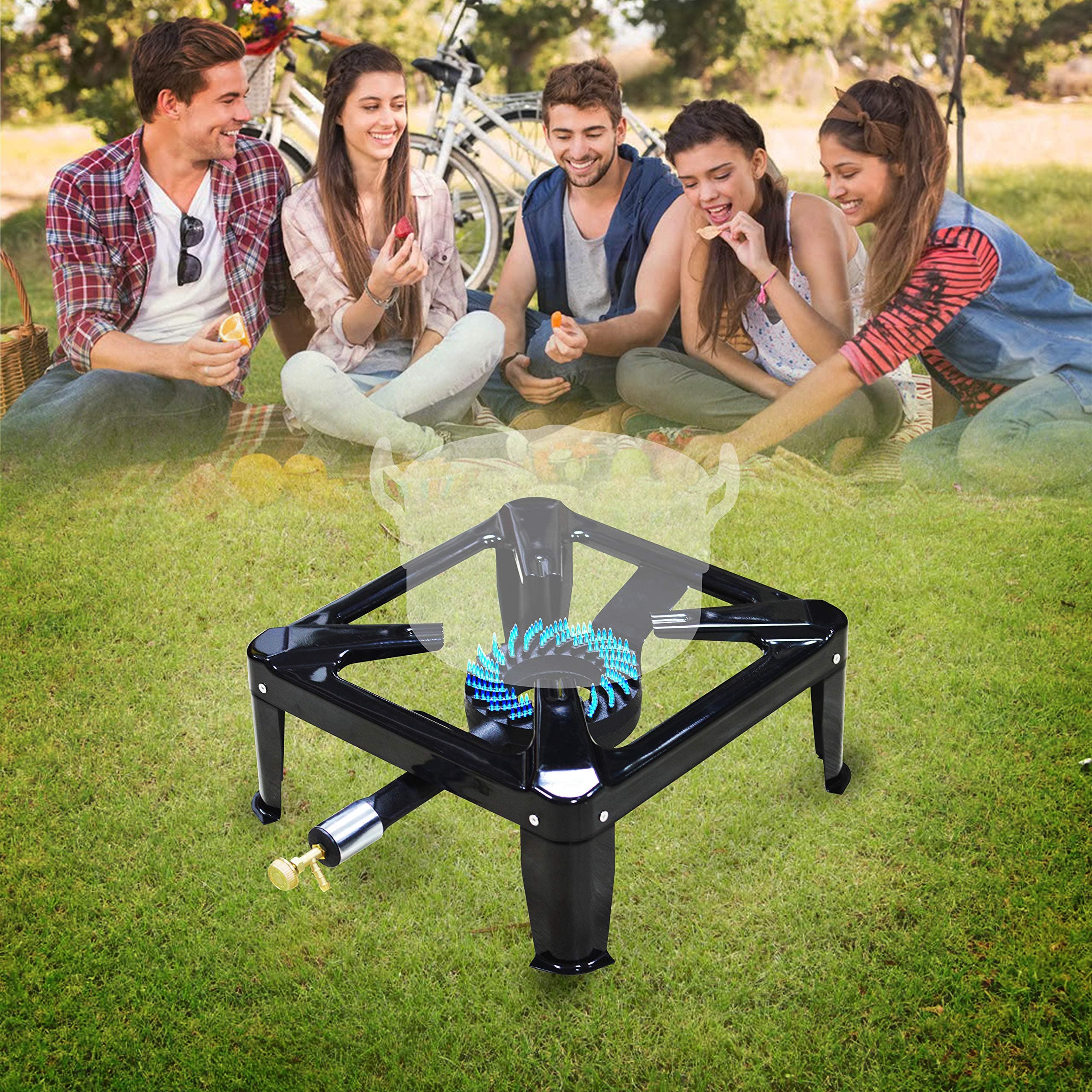 RAJ STOVE (ITALIAN MODEL) BLACK