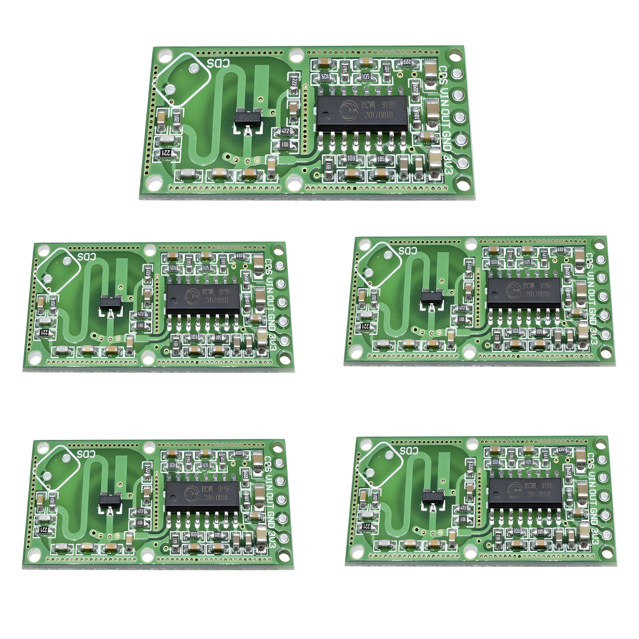 5 pcs Microwave Doppler Radar Motion Detector Sensor RCWL-0516 Module Board