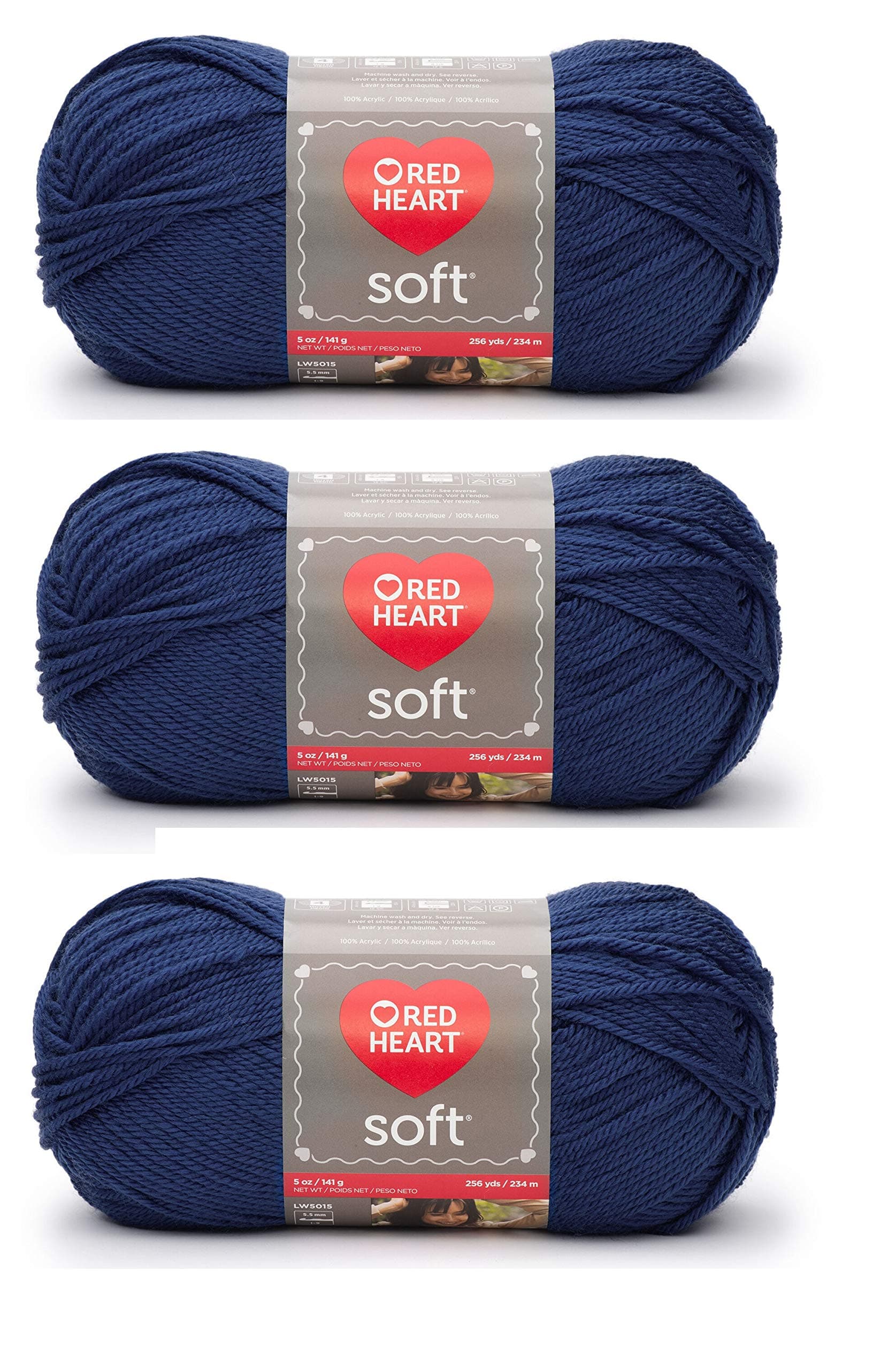 Soft Yarn Bulk Buy (3 Pack) Royal Blue E728-9851