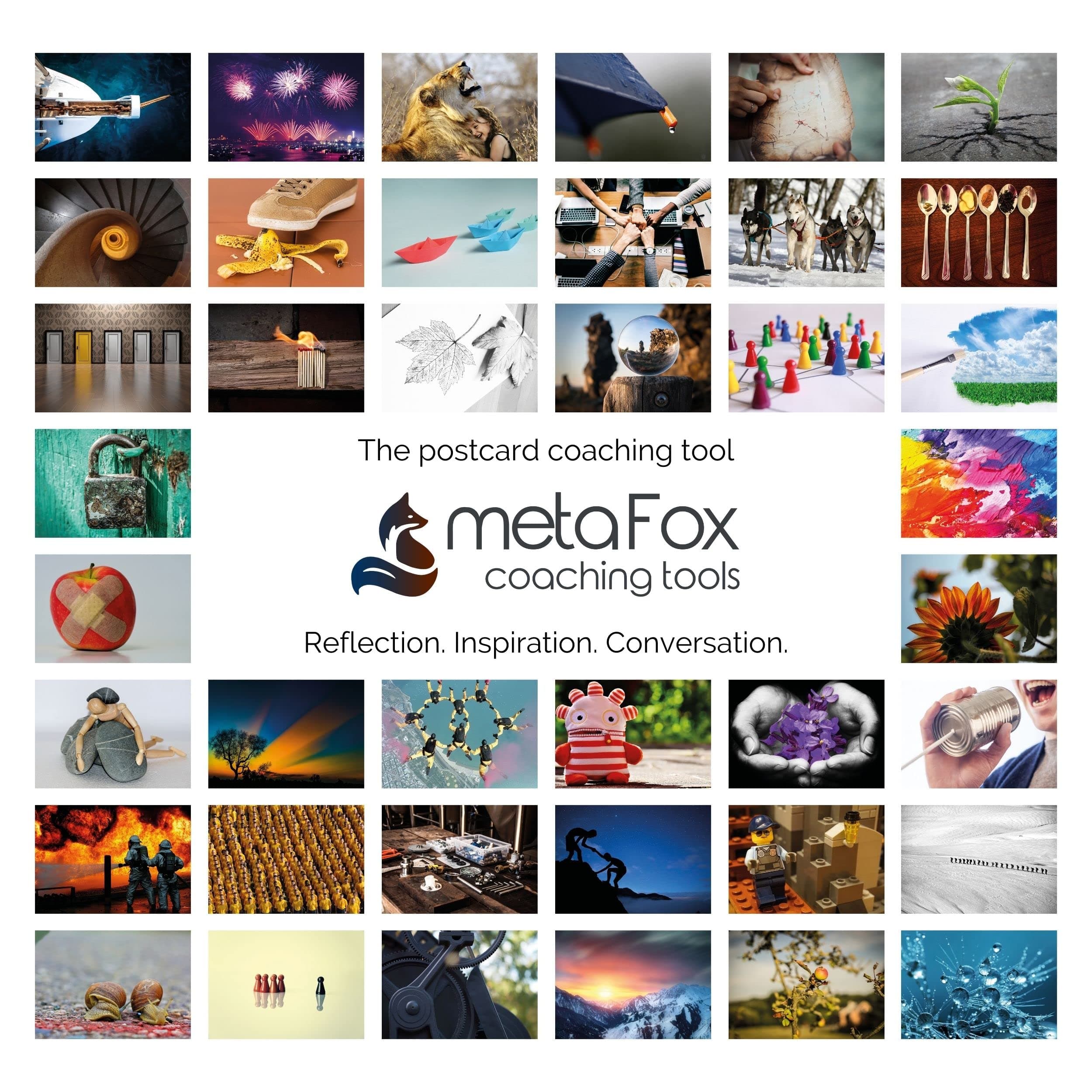 Leading Change Postcards Pack | 52 Cards for Coaching & Change Management | Based on the 8-Step Process for Leading Change by John P Kotter