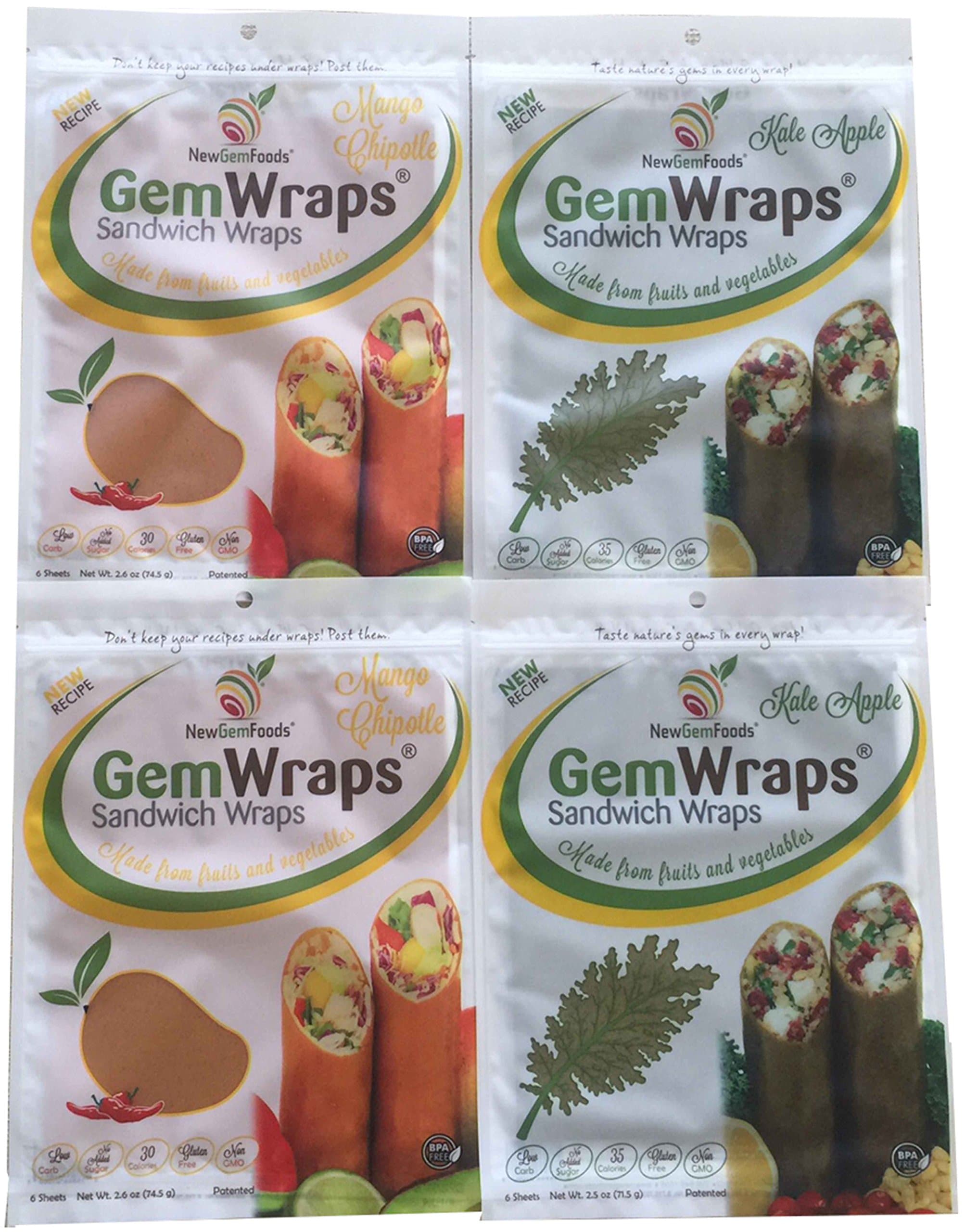 ArtMuseKitsMikash GemWraps 24ct Value Pack- Kale Apple & Mango Chipotle