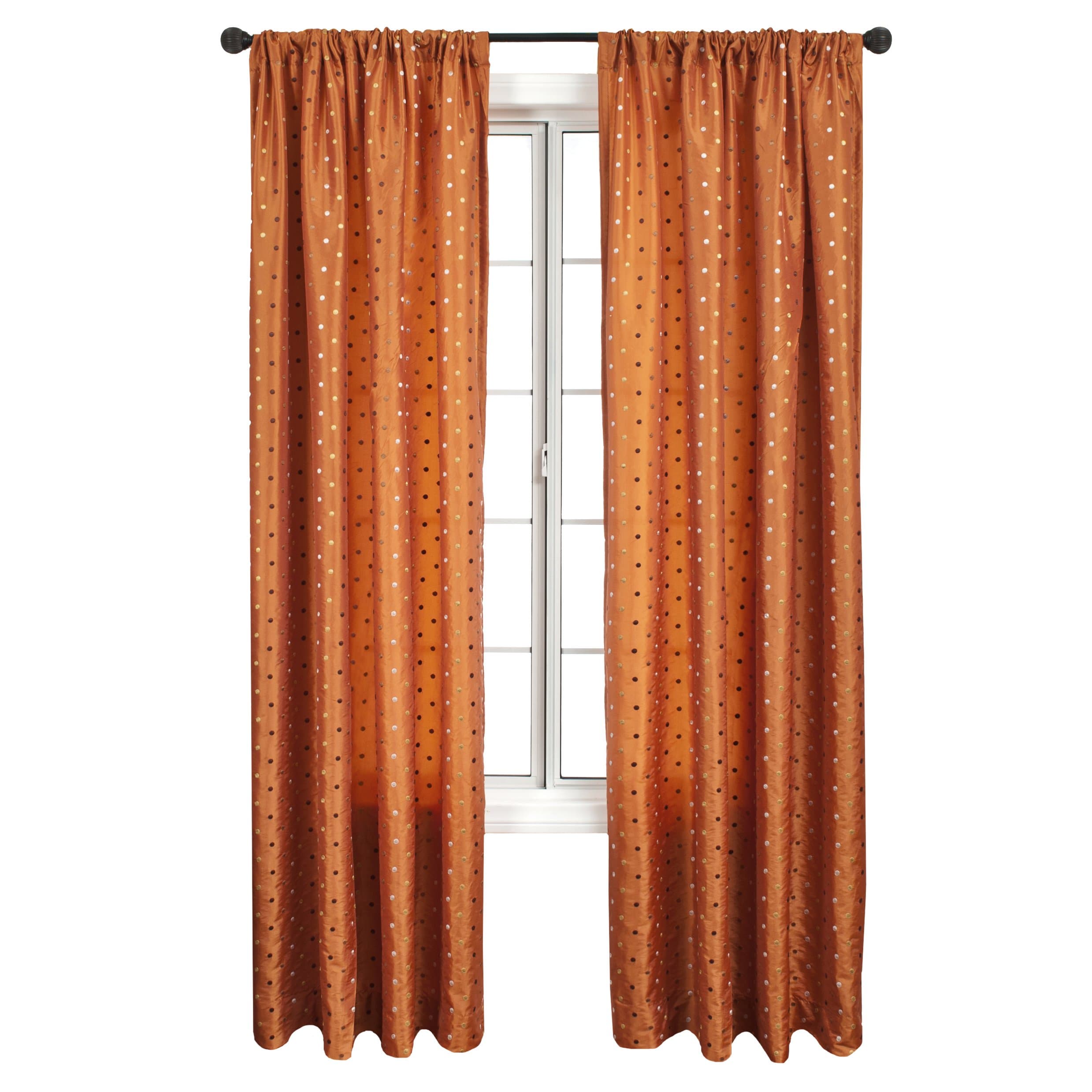 DiplomatDecor Vokes 96-Inch Rod Pocket Panel, Sunset