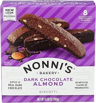 Dark Chocolate Almond Biscotti, 6.88 Ounce