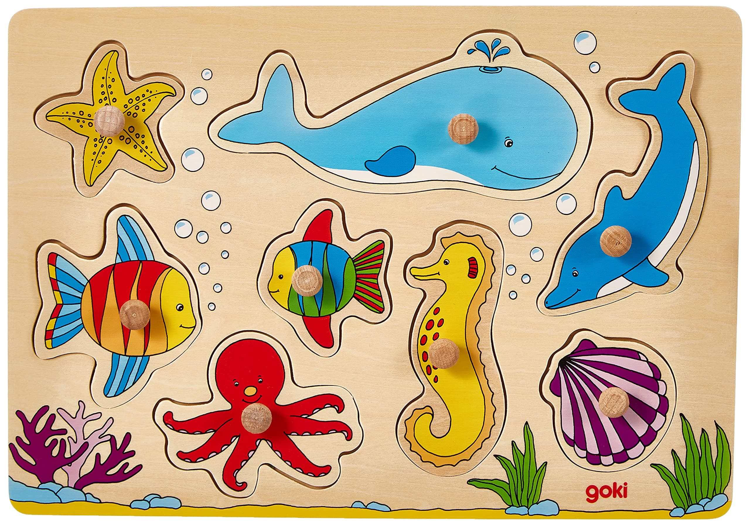 GoKi Wooden Underwater World Puzzle