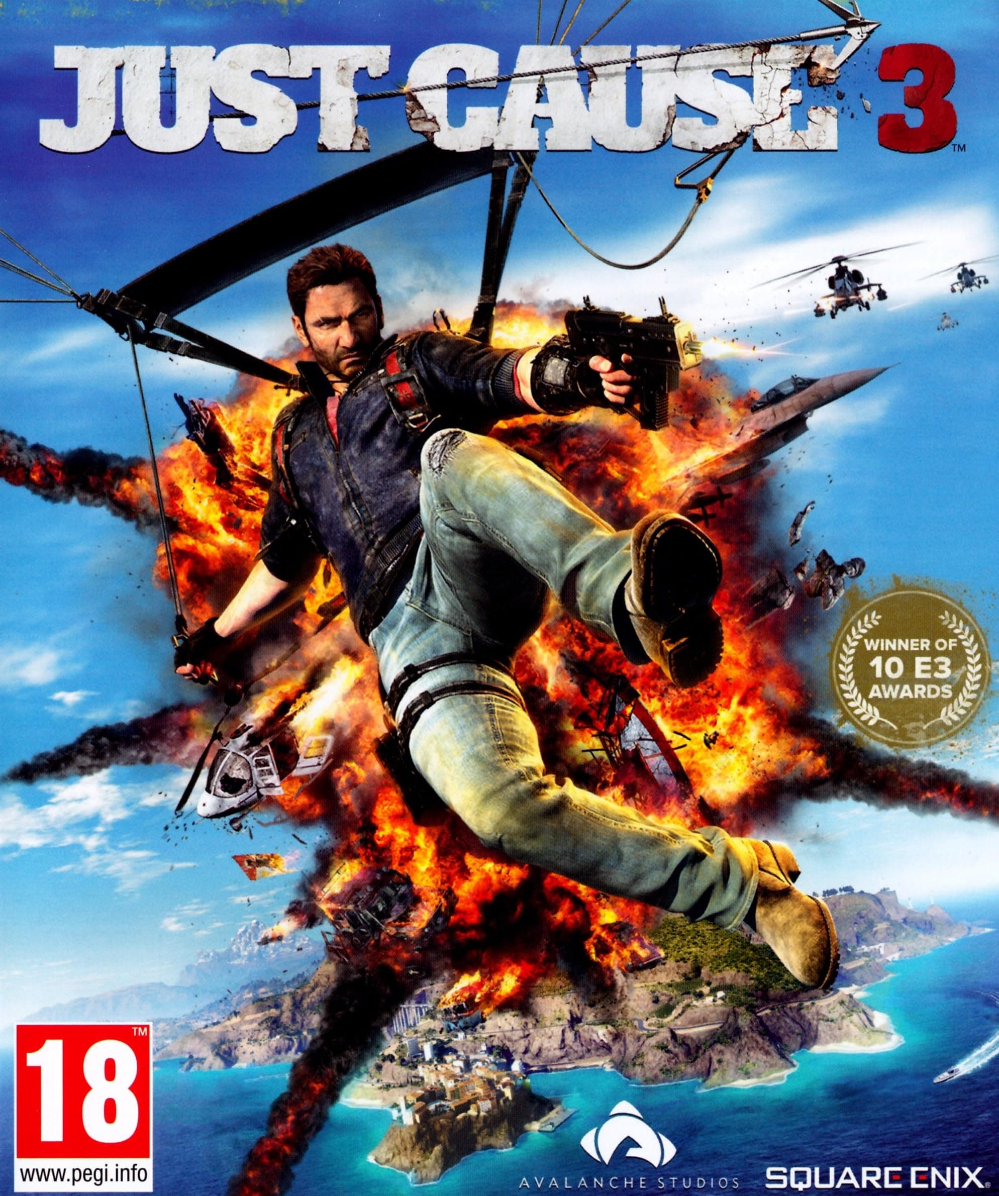 Jusst Cause 3 - PC Game - PC Game DVD Full Offline Setup By GameZoneX [video game]