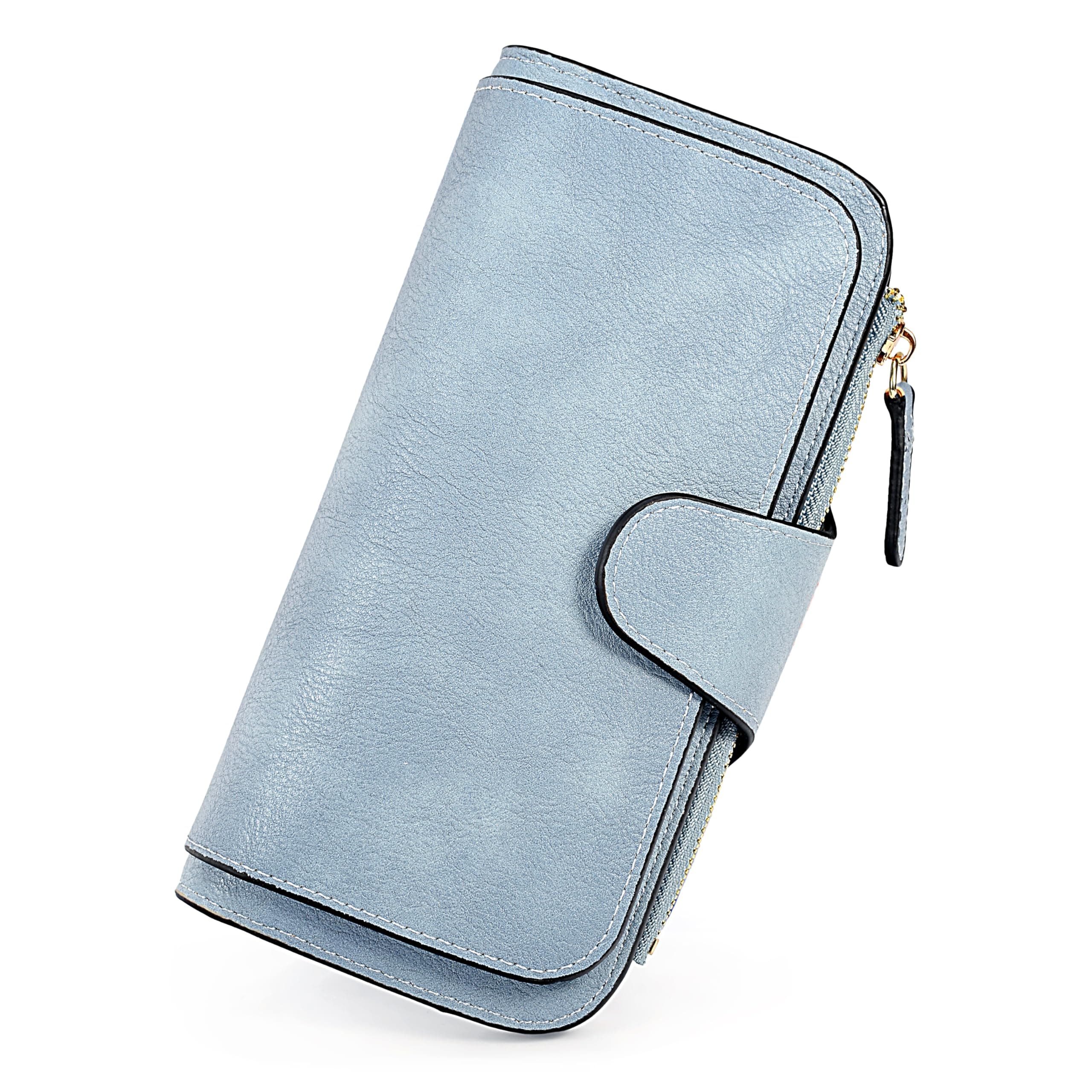 UTO レディース レザー 熊 通学 二つ折り 長財布 通勤 ウォレット カード収納 ラウンドファスナー [並行輸入品]