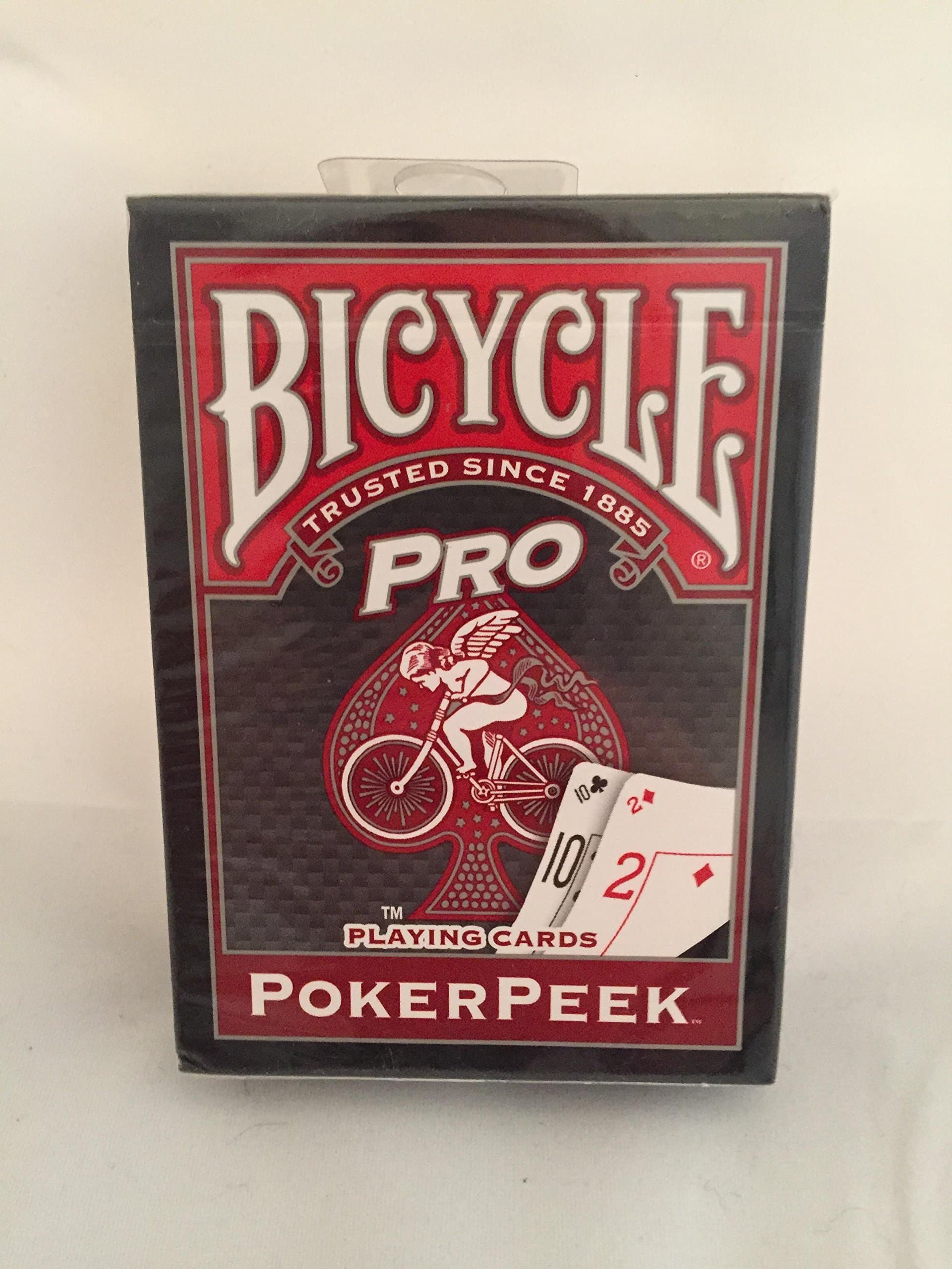 Pro Poker Peek BICYCLE Deck - Red Back (US Playing Card Company)