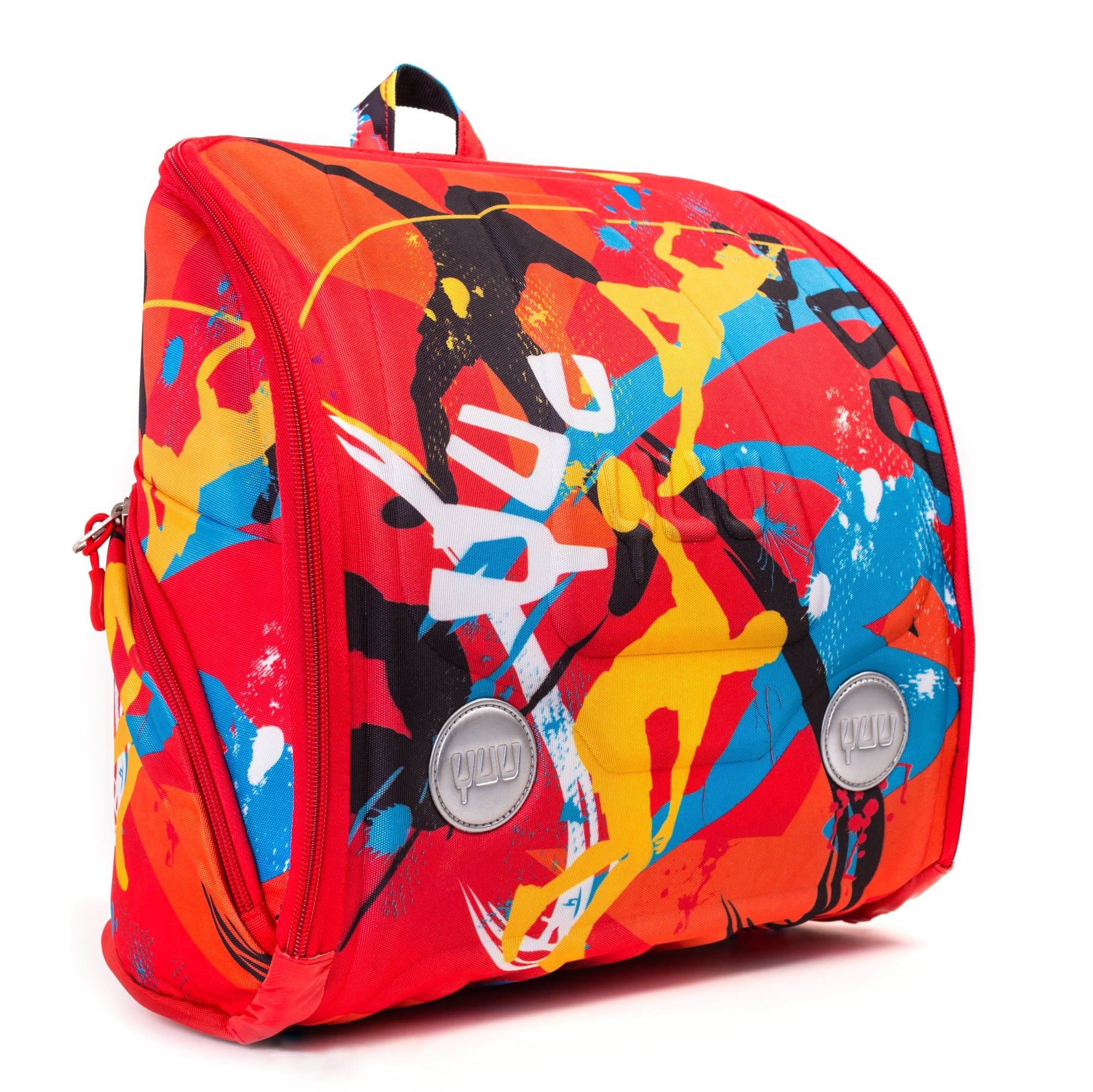 Ergonomic fun backpack YUU bag JUUMP Orange with activity fun pack-for travel,school and outdoors-YUUbag