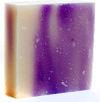 360FeelLavender Soap -5oz Castile Handmade Soap bar - Lavender floral fragrance - Pure Lavender Essential Oil Natural Soaps- Great as Anniversary Wedding Gifts Christmas stocking stuffer