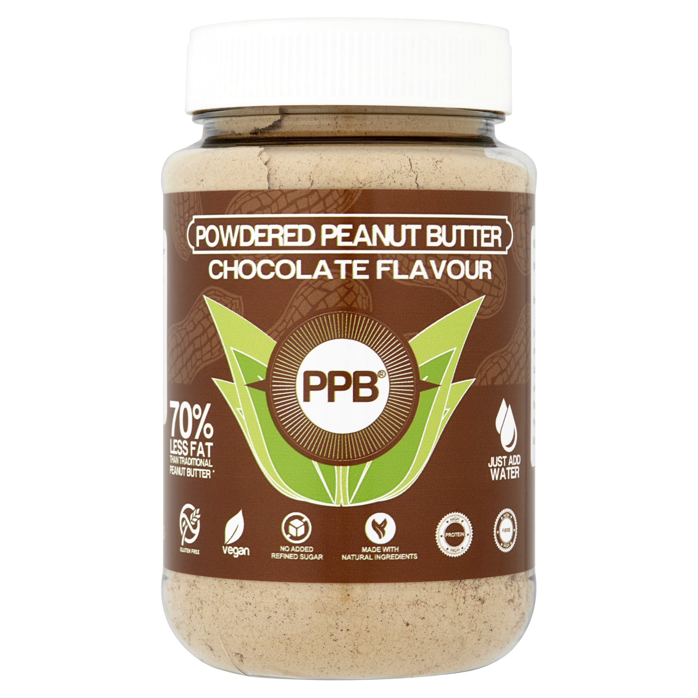 PPB Chocolate, Powdered Peanut Butter, 180g