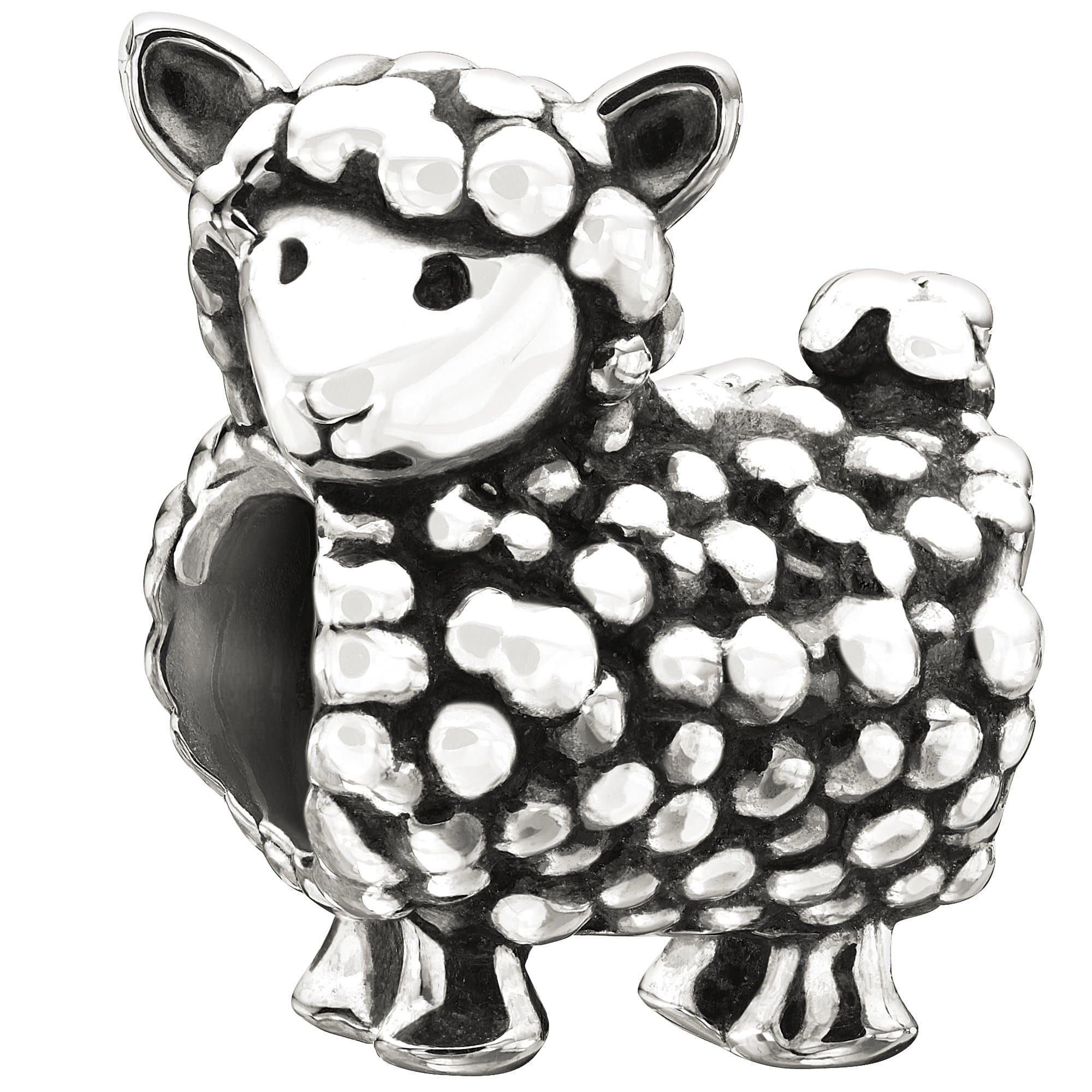 Authentic Chamilia Sterling Silver Charm Lamb 2010-3065