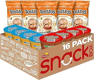 Tortilla Chips Chip & Dip Pack, 3oz Tostitos Crispy Rounds & 3.8oz Medium Dip