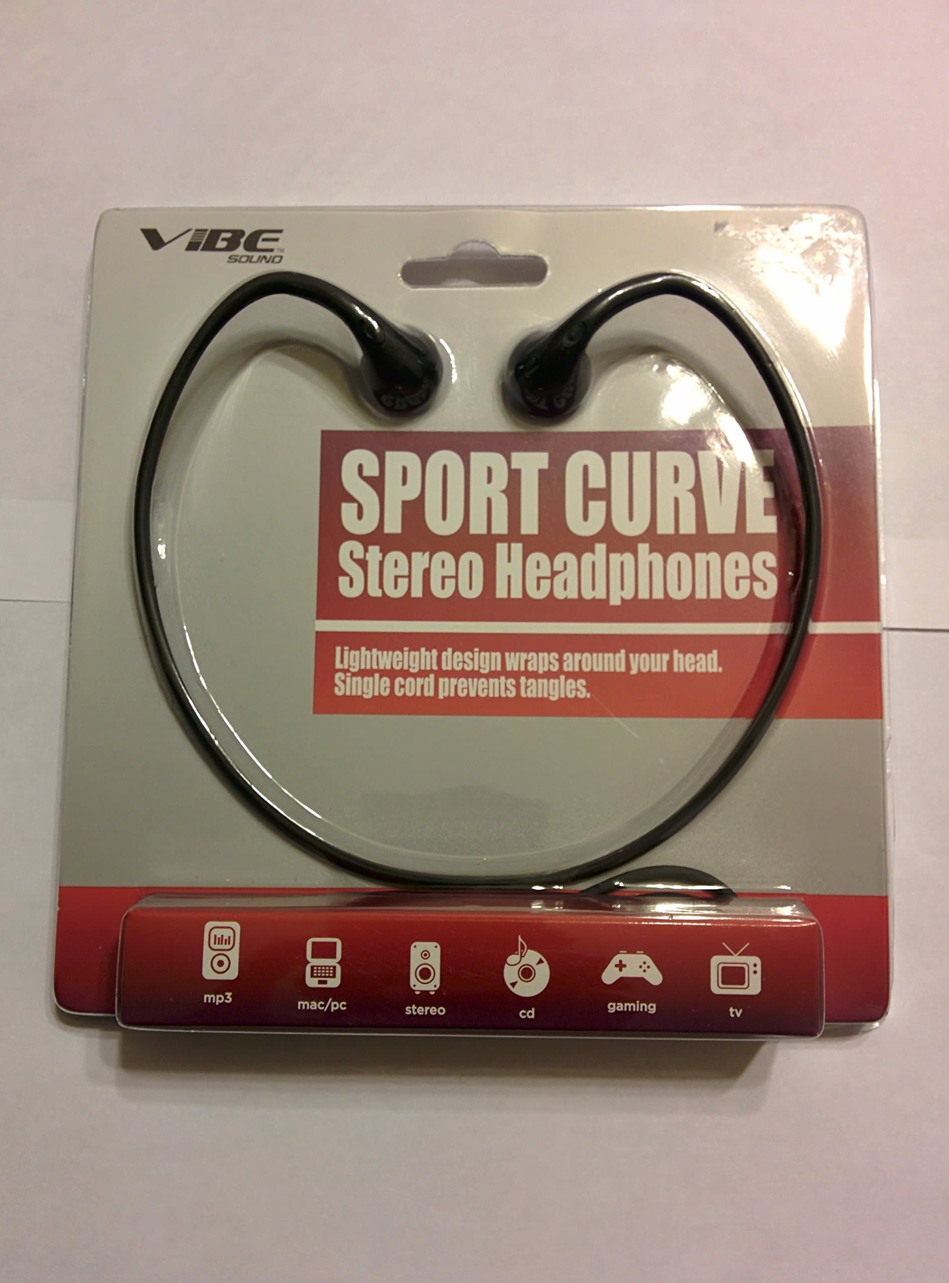 Vibe Sport Curve Stereo Headphone