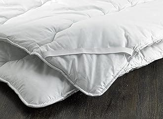 Diana Cowpe DOUBLE MATTRESS TOPPER Luxury 100% Cotton Cover SOFT & BOUNCY ANTI-ALLERGY FILLING Elasticated Corners Mattress Pad MADE IN UK