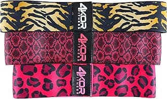 Resistance Loop Band Set by 4KOR Fitness, Perfect for CrossFit, Yoga, Physical Therapy, and Booty Building