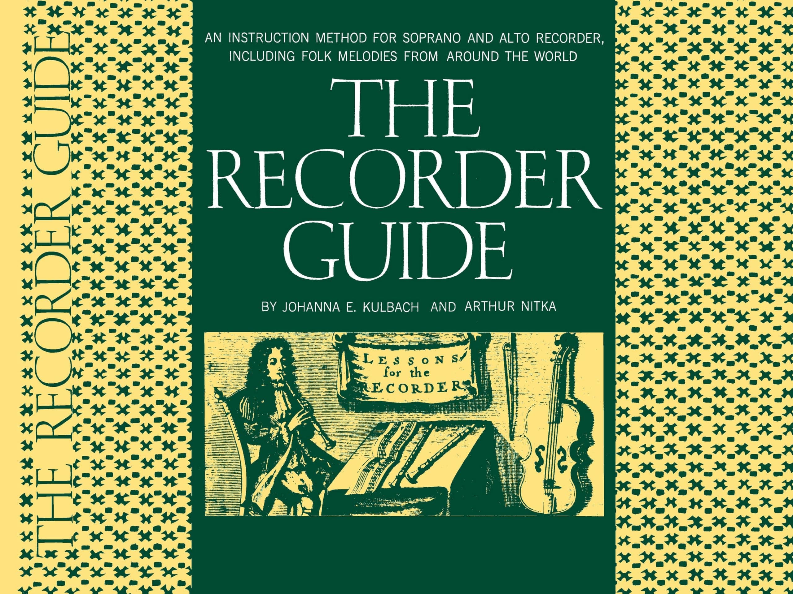 The Recorder Guide – Instruction Method for Soprano and Alto Recorder Songbook | Beginner to Intermediate Sheet Music Book | Includes Folk Melodies, Easy Songs and Guitar Chords