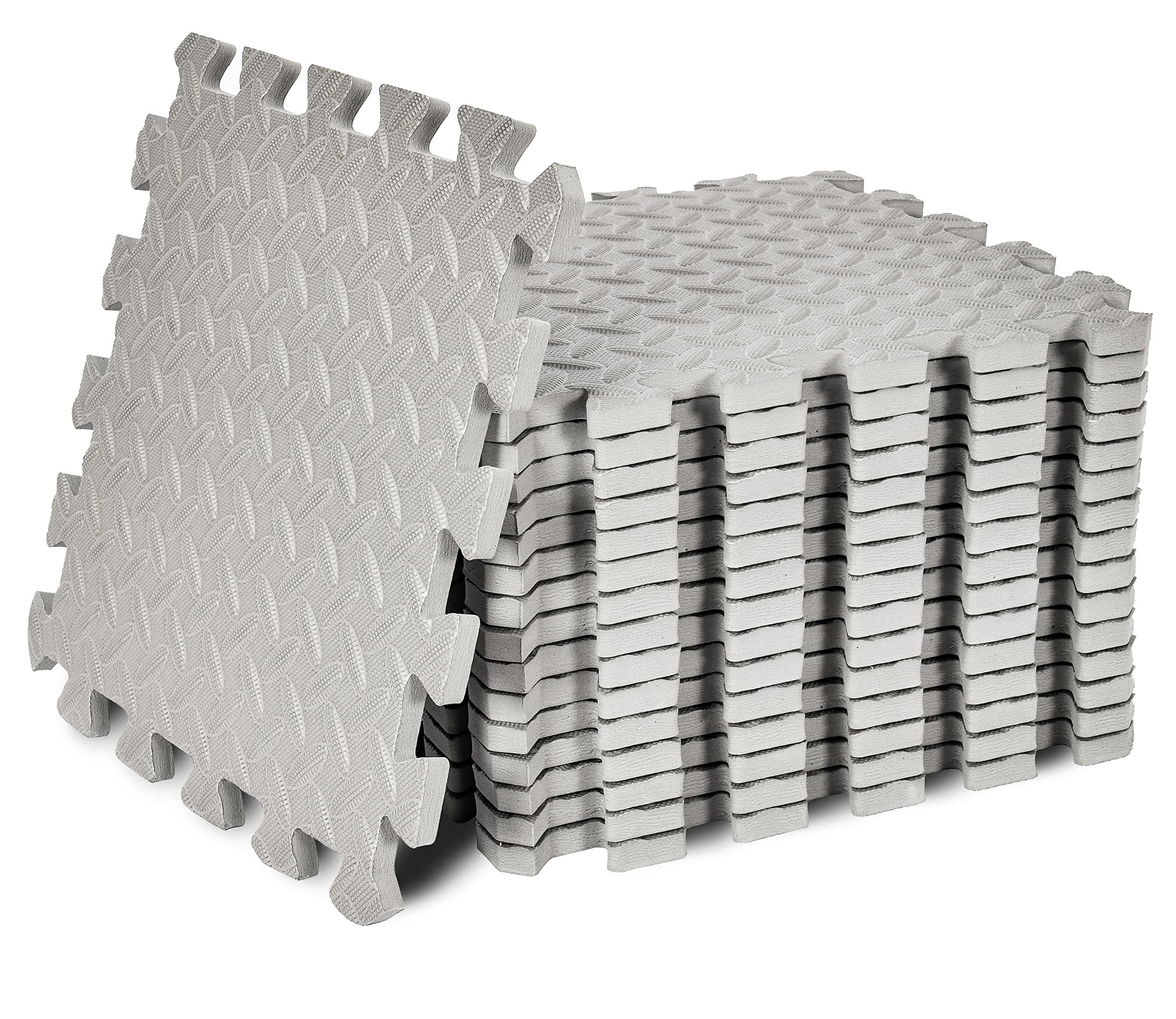 SKY LAND Puzzle Exercise Mat |Interlocking EVA Mat|Gym Flooring Mat, Foam Exercise Mat Pack of 16 |Size 12"x12"x1/2" for Home Gym Equipment & Exercise- EM-9360