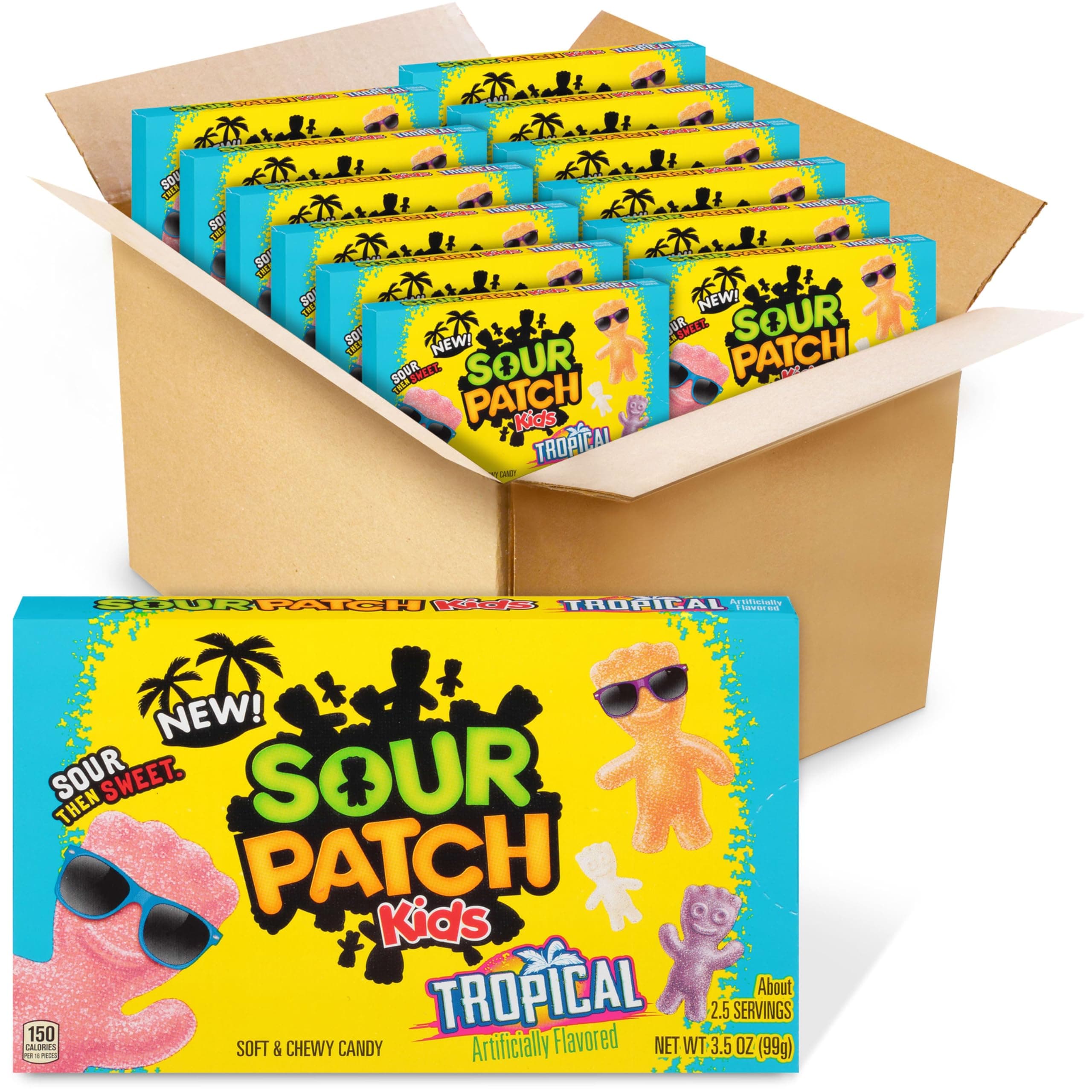 Tropical Soft & Chewy Candy, 12-3.5 oz Boxes