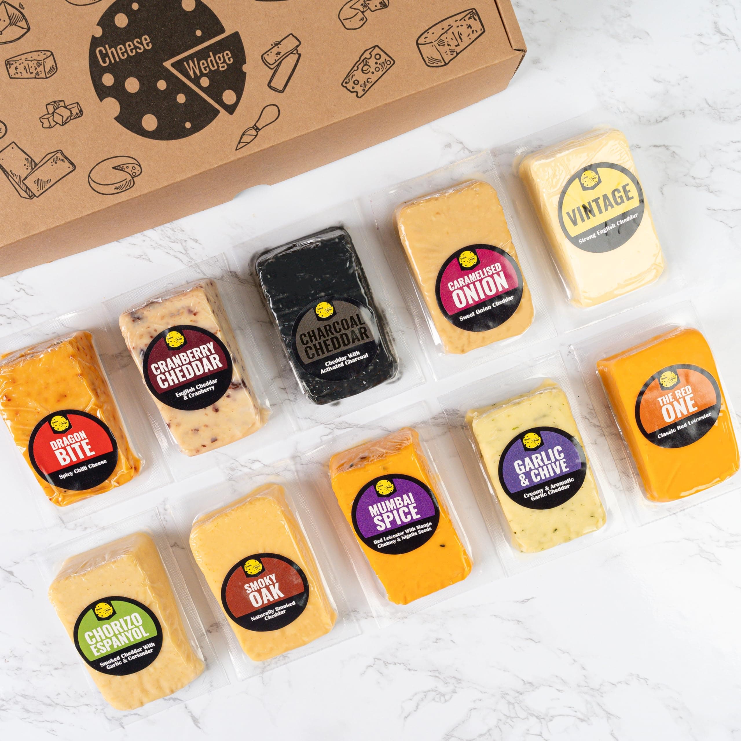 Cheese Selection Box 10 Wedges Gift Hamper