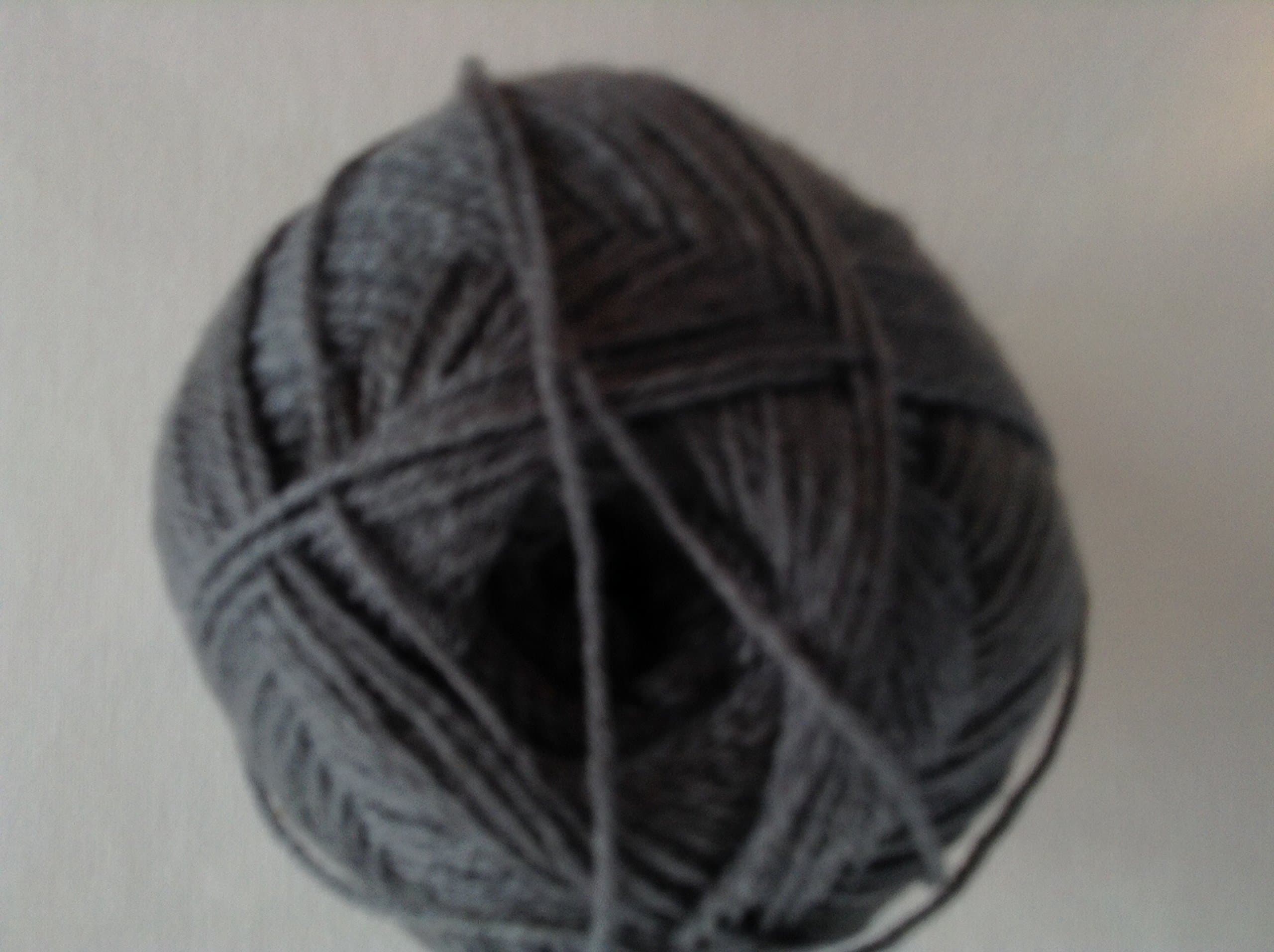 Loops & Threads Woolike Yarn, 1 Ball, Charcoal, 3.5 ounces