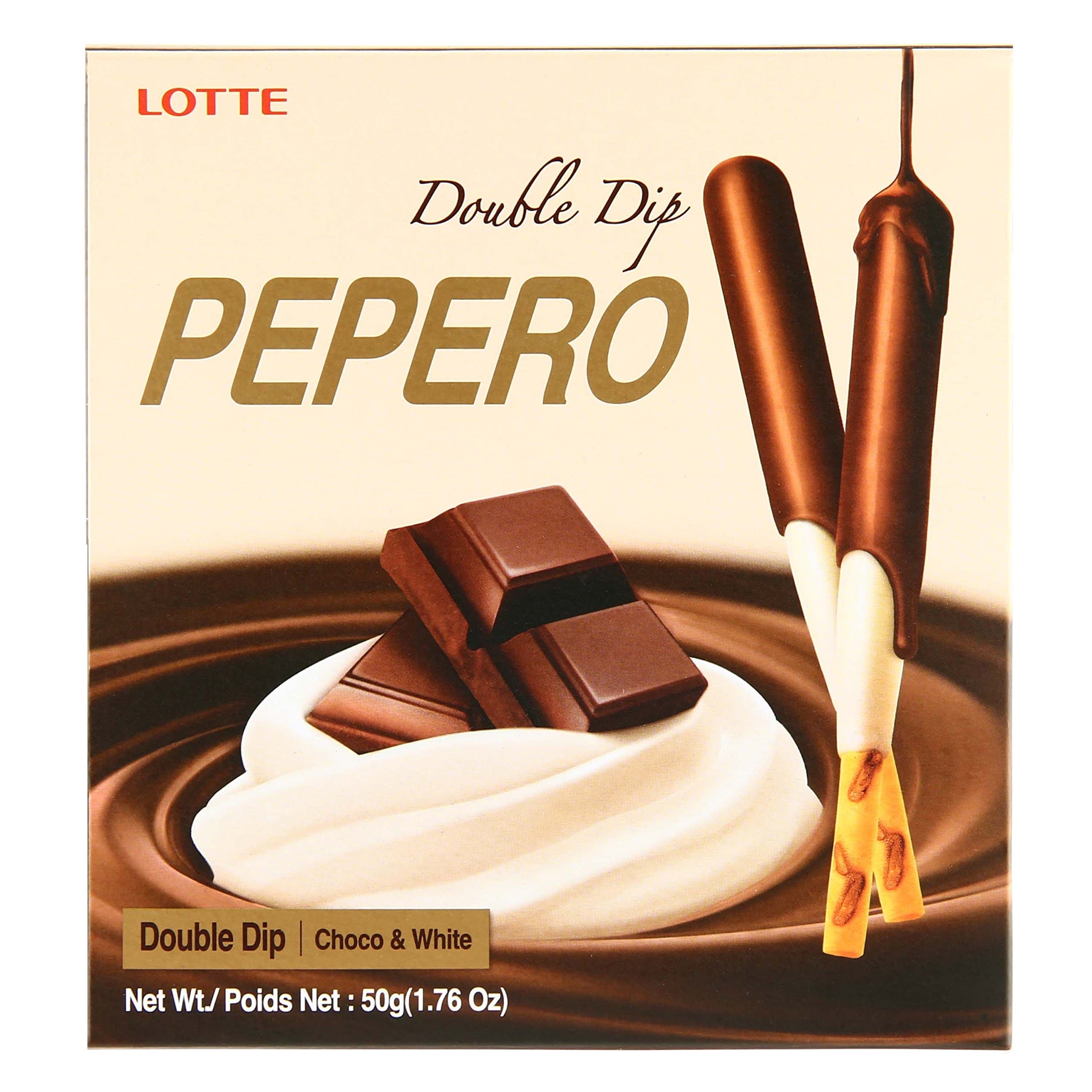 Lotte Perero Double Dip Choco & White Biscuit 50 g.