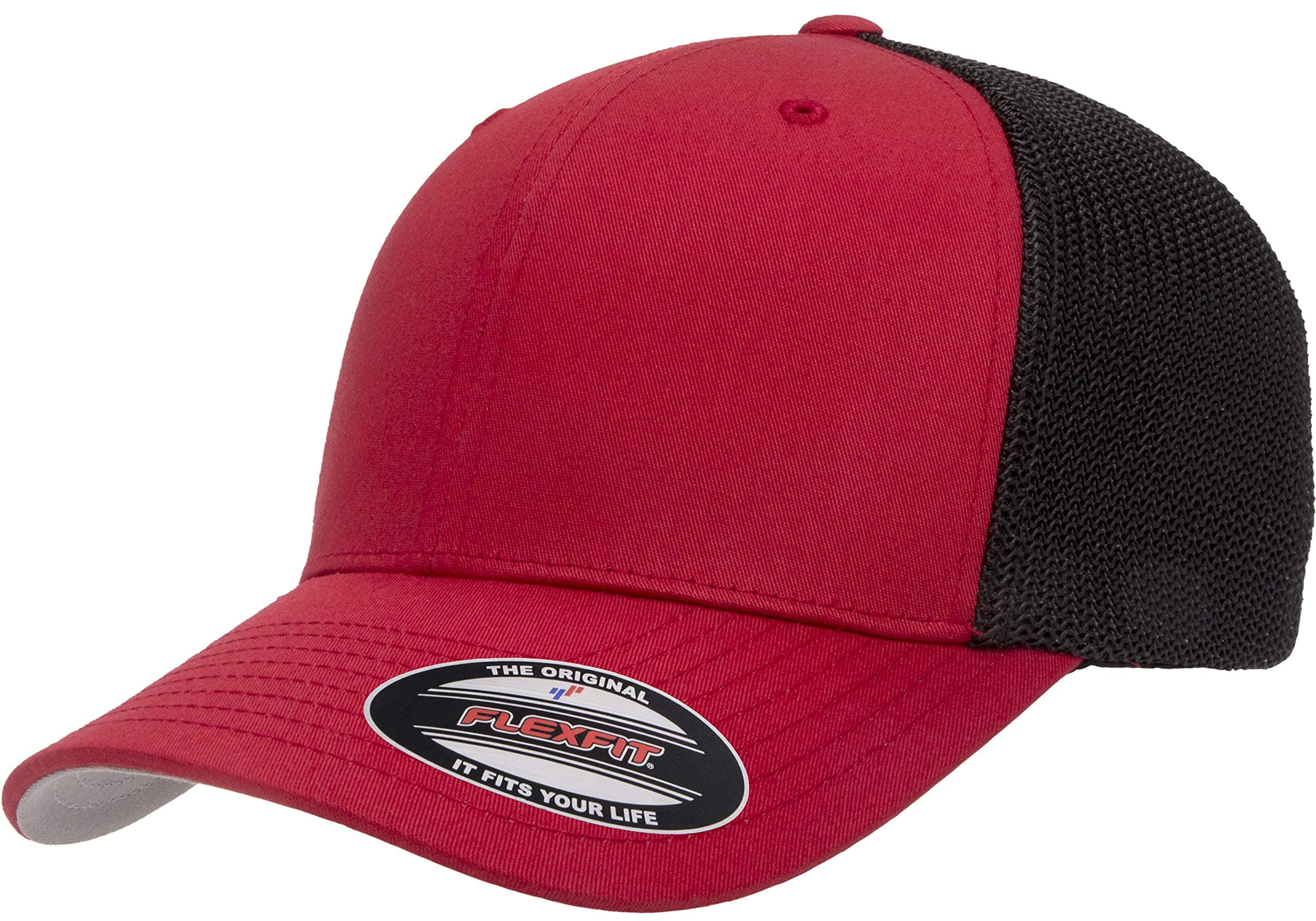 Unisex Flexfit Trucker Mesh Fitted Cap - 2-Tone Cap