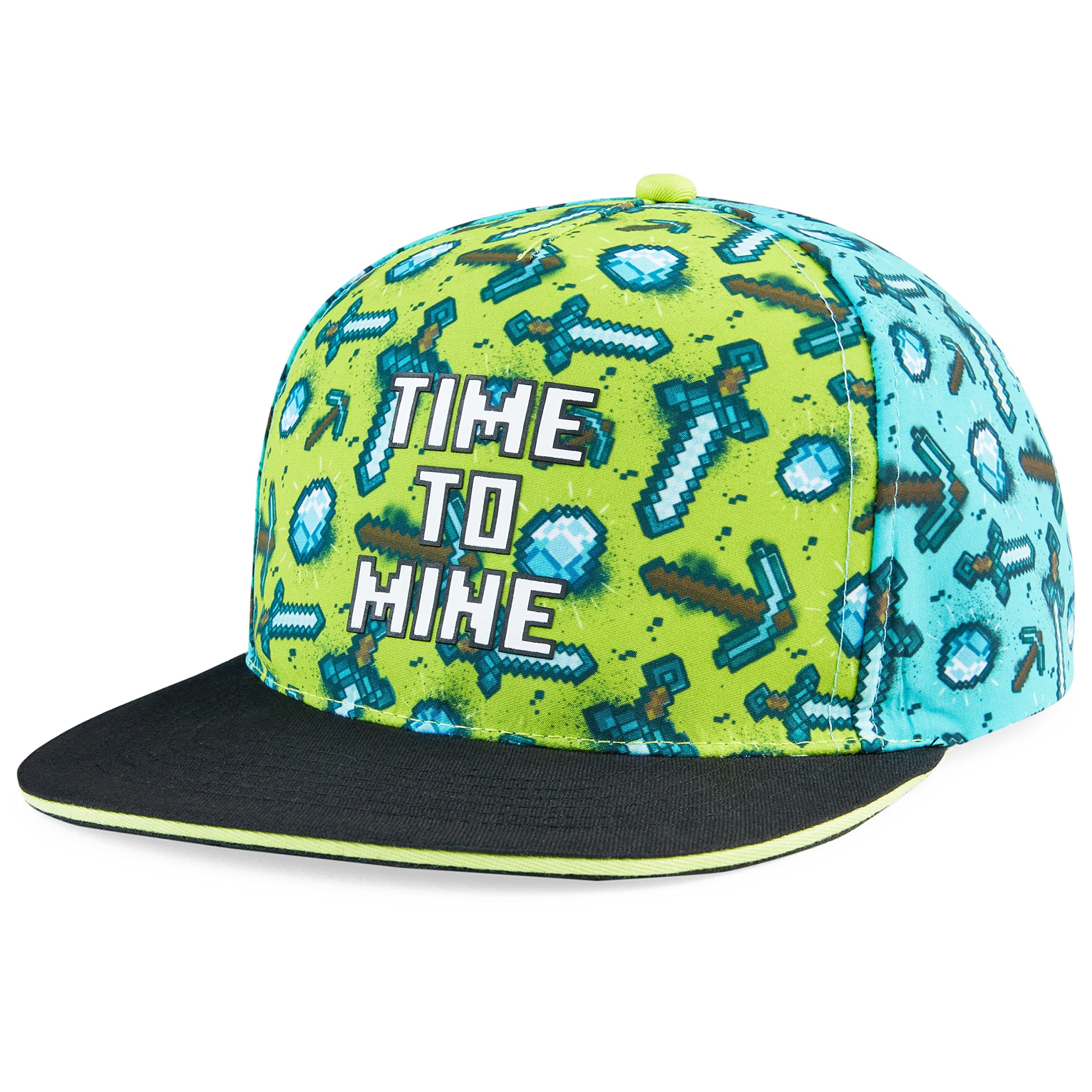 Minecraft Baseball Cap Boys Sun Hat Lightweight Adjustable Strap Snapback Creeper Kids Holiday Accessories Gamer Gifts