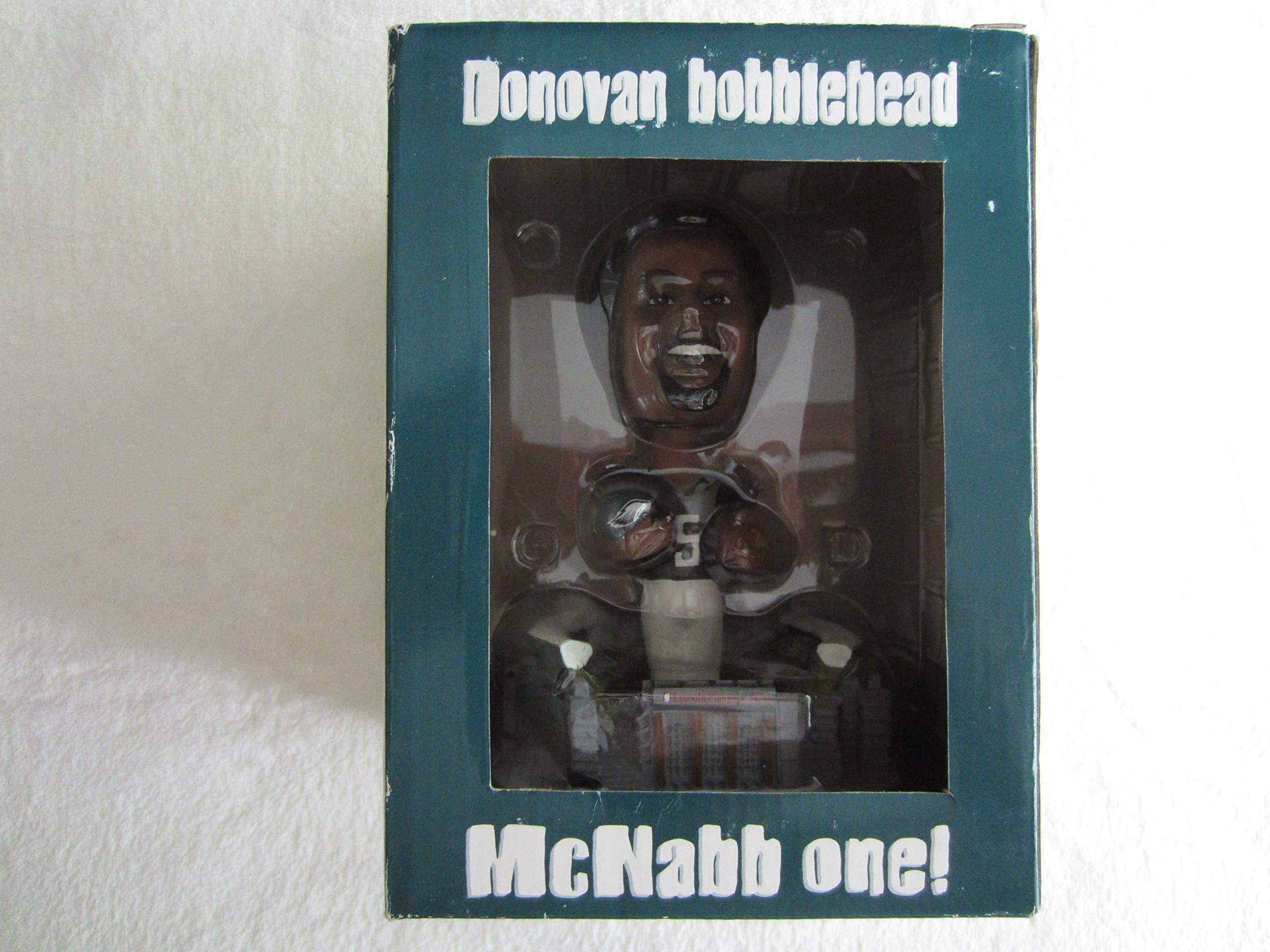 Mcnabb One! 2004 Donovan Mcnabb Sunoco Ceramic Bobblehead #5.