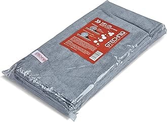 MF1 ZeroR Microfibre Buff Cloth x 10 Pack - Residue Removal, Sealant Applicator, Shine Cleaner - Short Pile 300GSM High Polyamide Content, Soft Touch Chamois