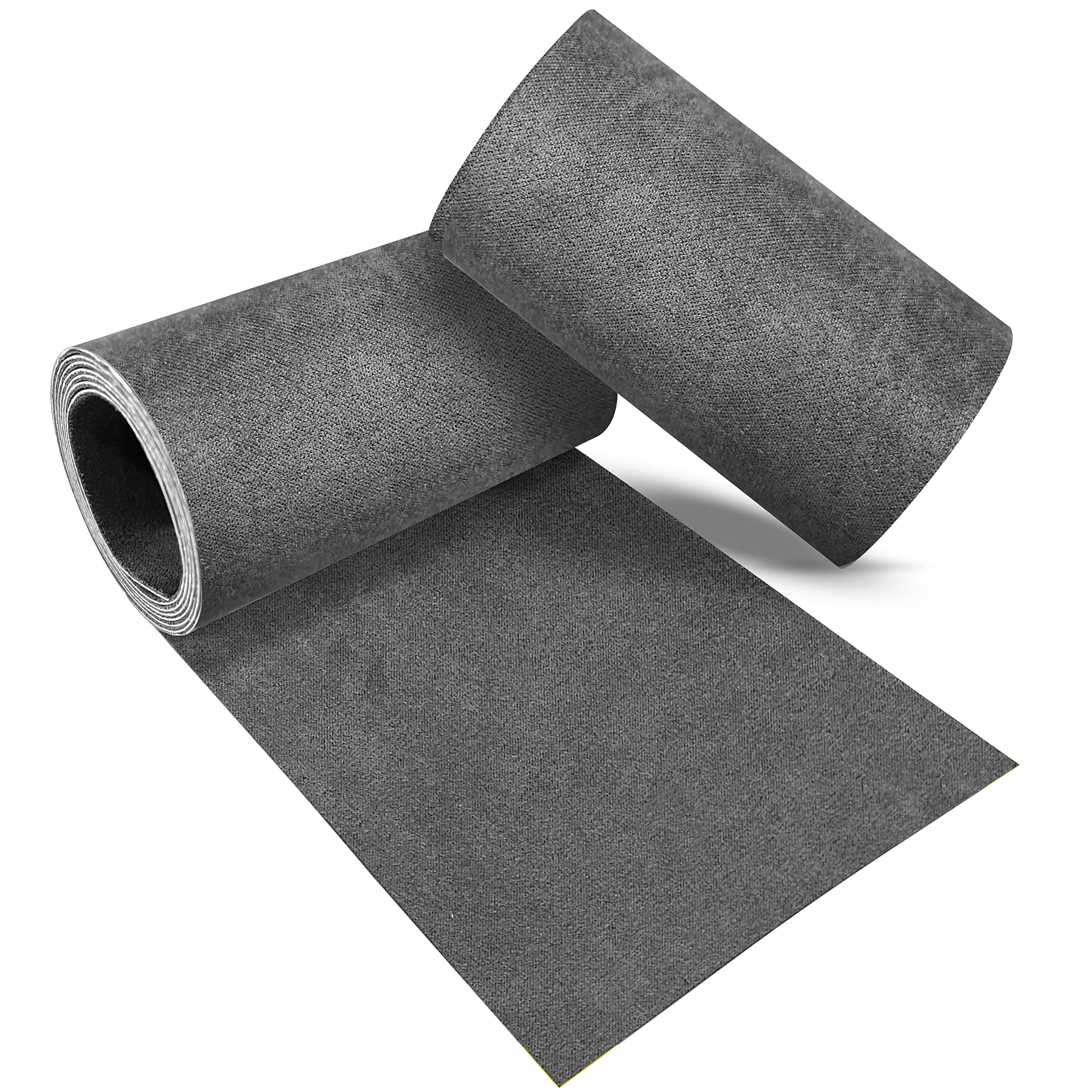Azobur Velvet Rectangular Repair Patch, Self-Adhesive Flannel Fabric Patch, Multi Colors, Microfiber Patch，Can be Used to Patch Sofas, Car Seats, Handbags, Jacket Holes and Tears (Gray)