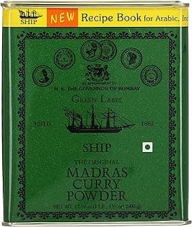 Ship Madras Curry Powder, 500-gram (Pack of 2)