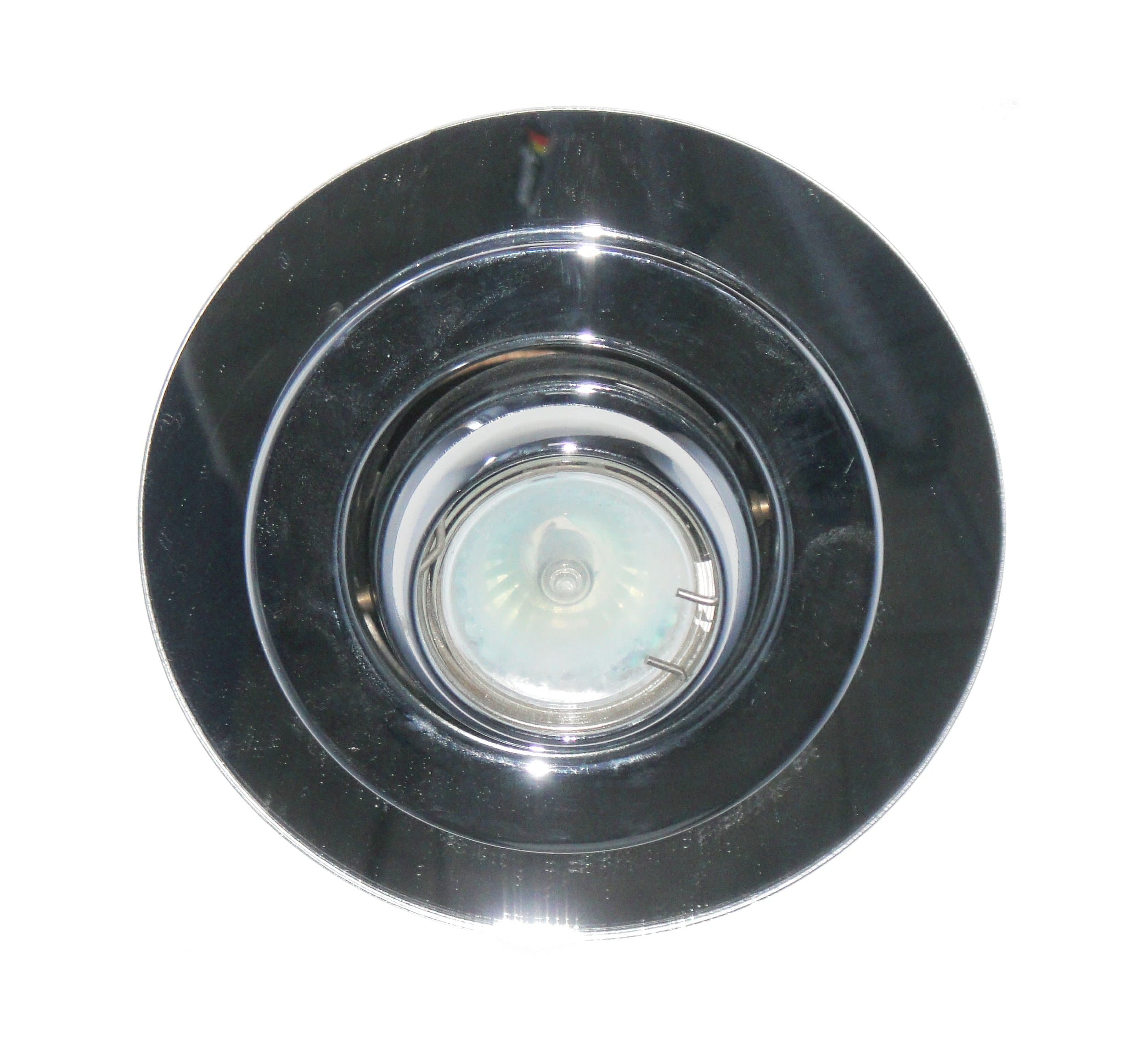 ROUND DOWNLIGHT/SPOTLIGHT SURROUND/BEZEL (65mm hole x 110mm hole, Mirror)