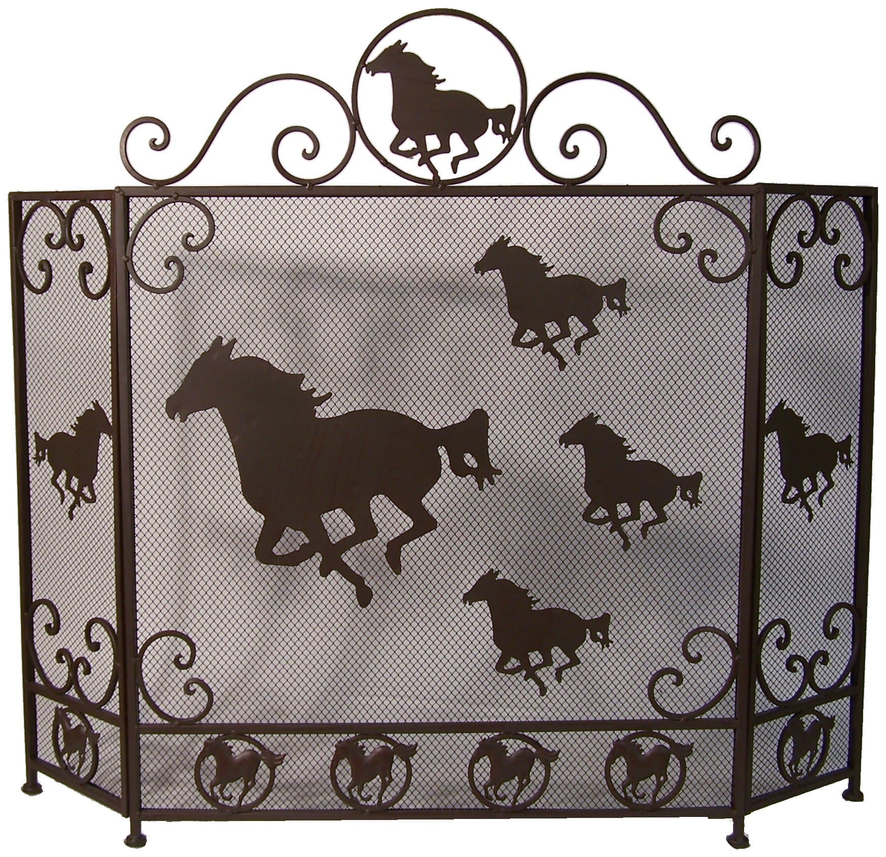 LL Home Fire Place Screen with Horse Design