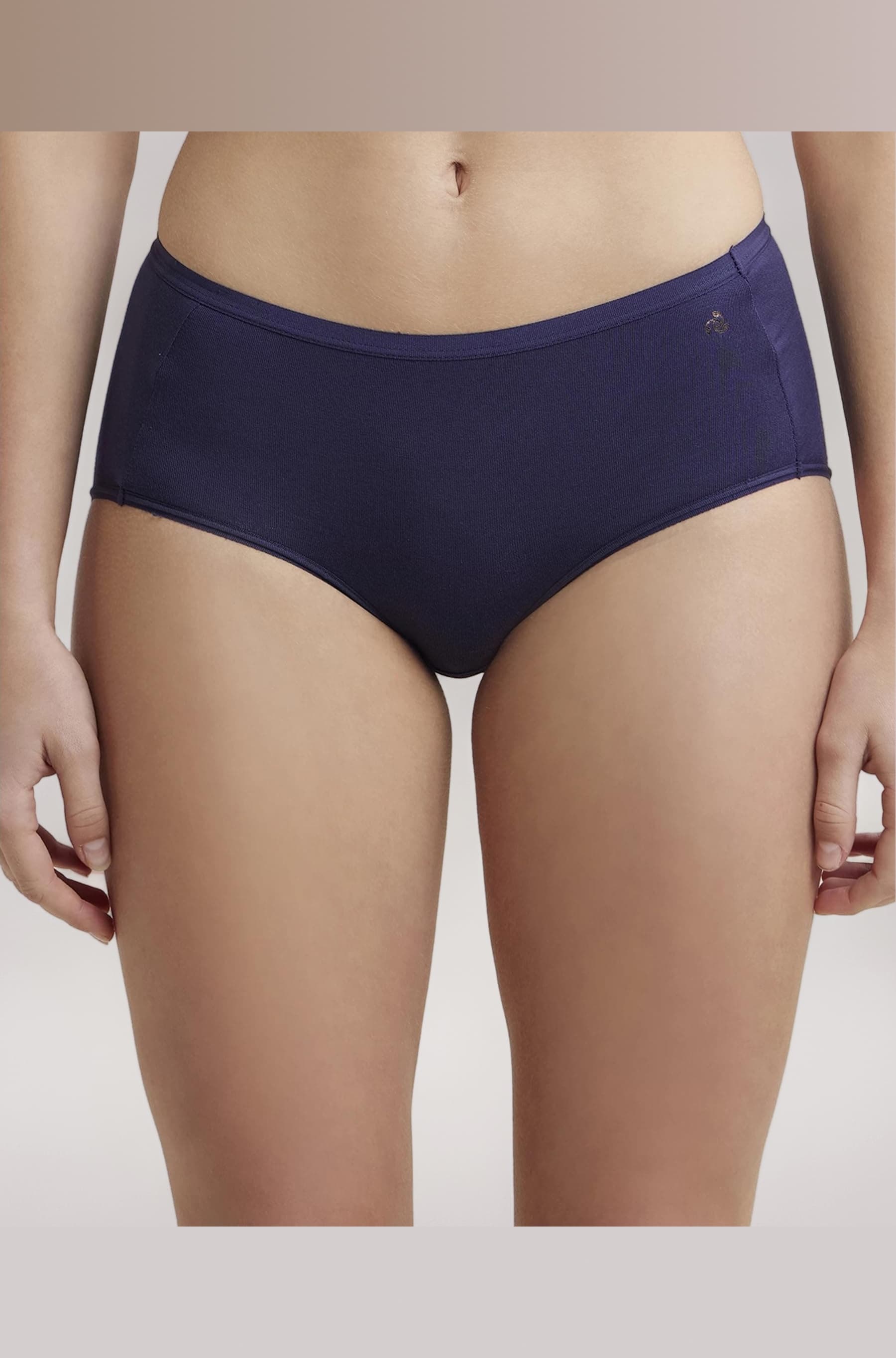 Jockey 1809 Women's Full Coverage Micro Modal Elastane Stretch High Waist Full Brief with Exposed Waistband and Stay Fresh Treatment