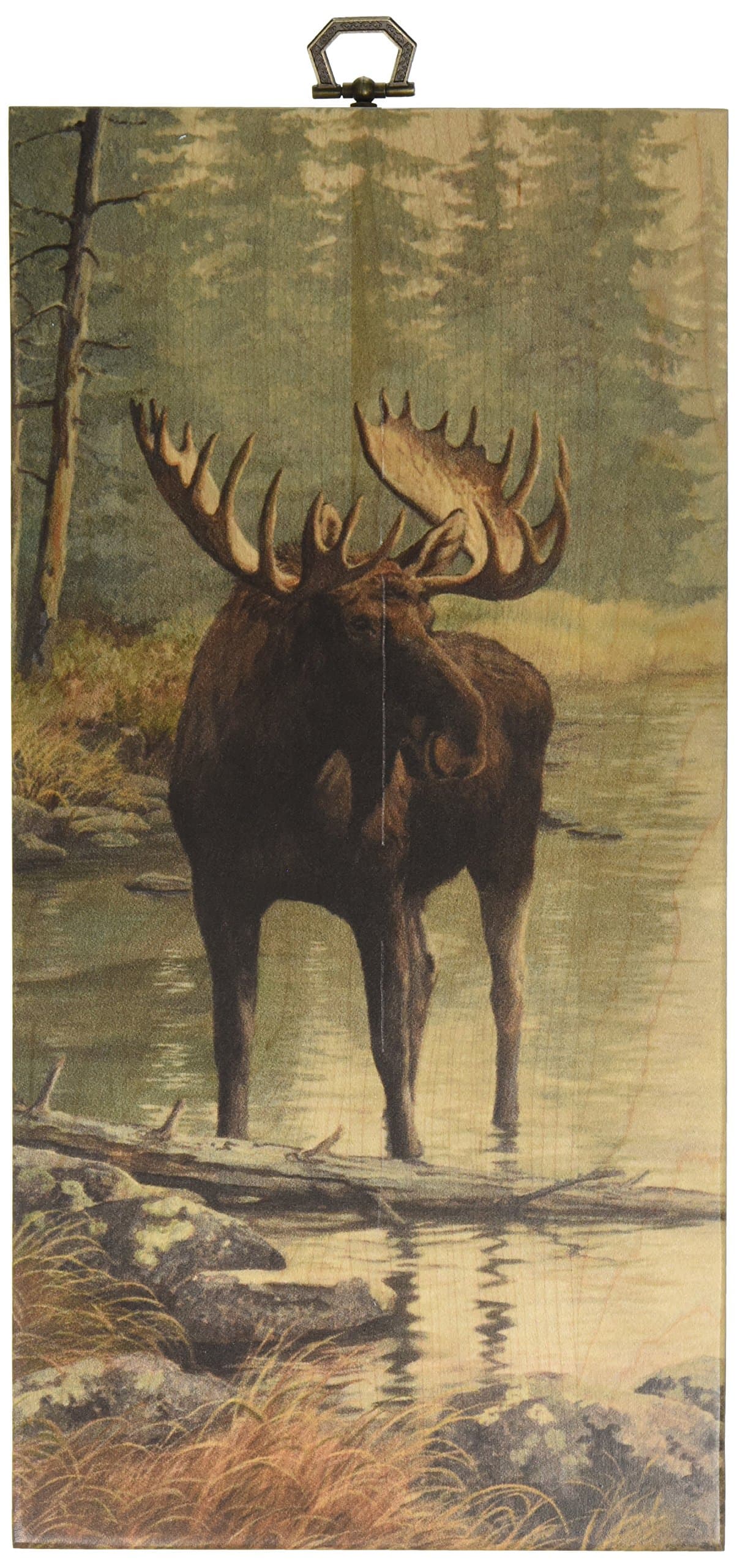 Cutting Board - Quiet Water Moose - 6" x 12"