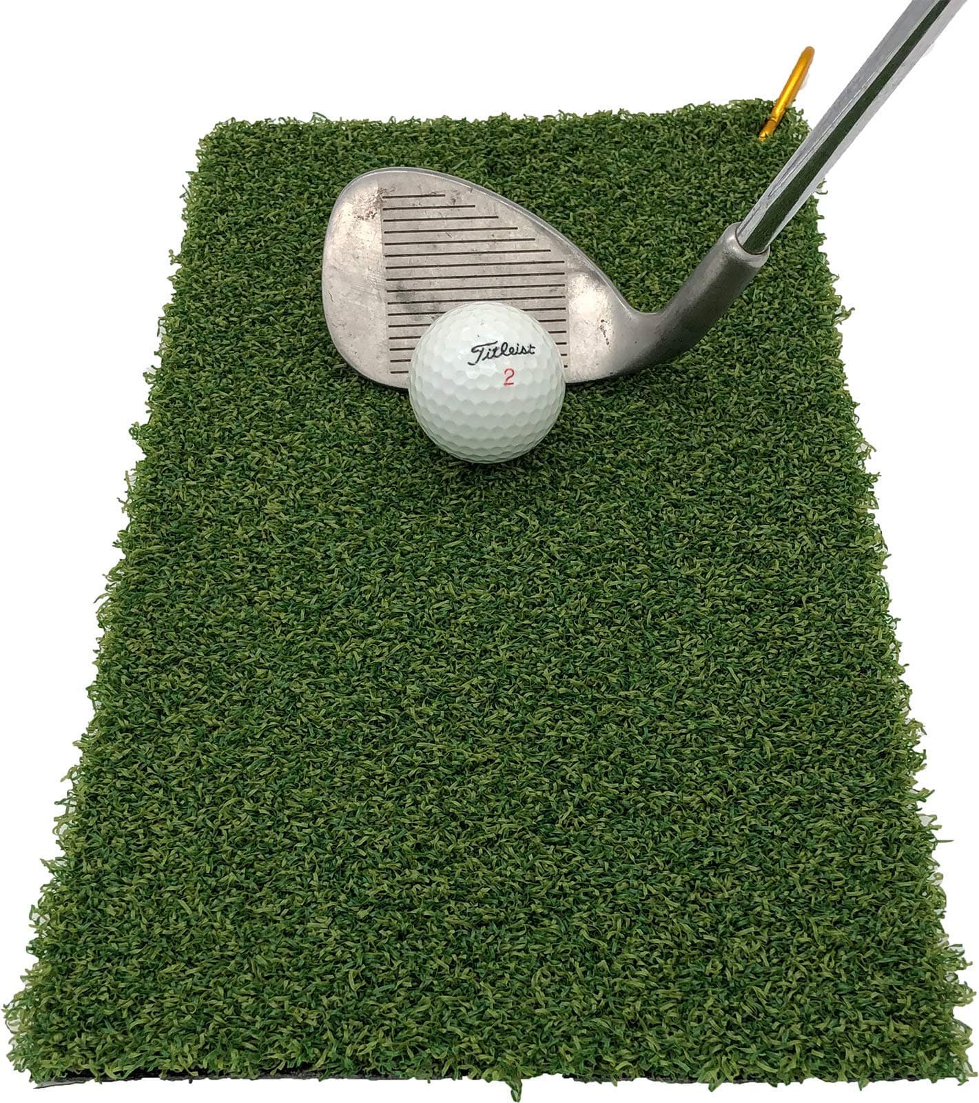Artificial Grass Direct Fairway Pro+ Golf Mat | Winter Rules Fairway Mats | Professional Grade | Spring Clip Included | Protect your course