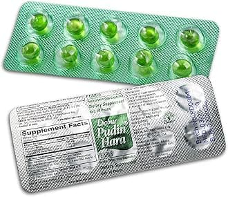 Dabur Pudin Hara Pearls (Strip of 10 pearls) - 1 strip