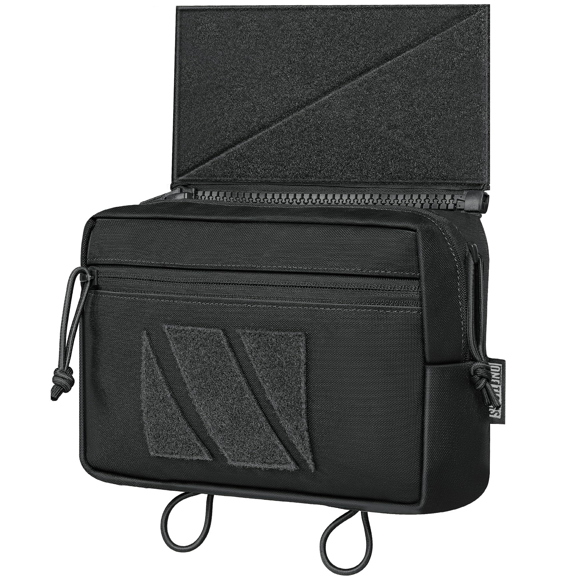 Tactical Drop Pouch, Dangler Pouch PLUS1S Admin Pouch Tactical Tool Pouch with Hook and Loop Panel for Tactical Vest Chest Rig Plate Carrier Tactical Gear