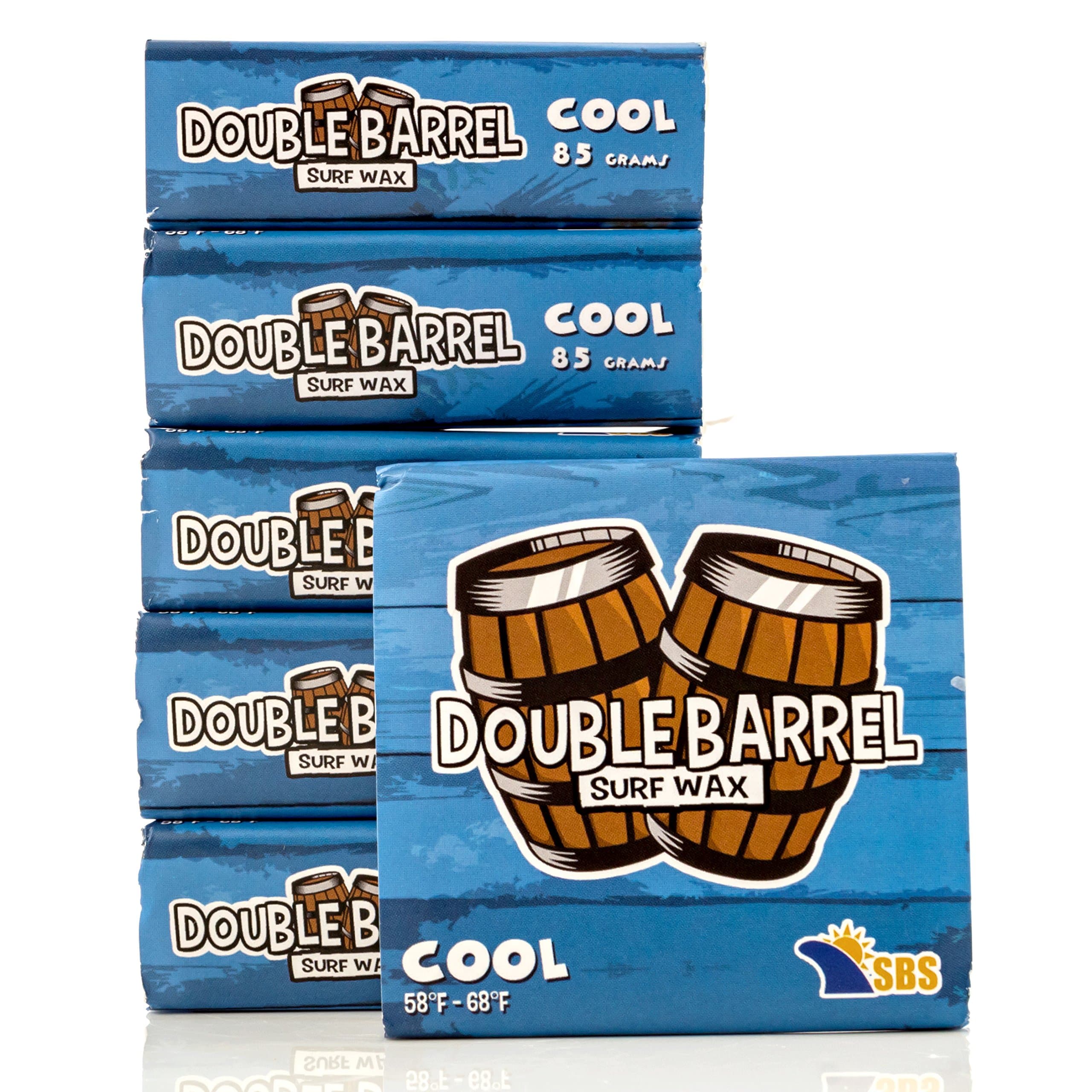 Double Barrel Surf Wax - Cool Water - 6 Pack