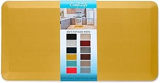 ComfiLife Anti Fatigue Floor Mat – 3/4 Inch Thick Kitchen Mats for Floor, Standing Desk Mat, Kitchen Rug – Comfort at Home, Office – Durable – Stain Resistant – Non-Slip Bottom (20" x 39", Mustard)