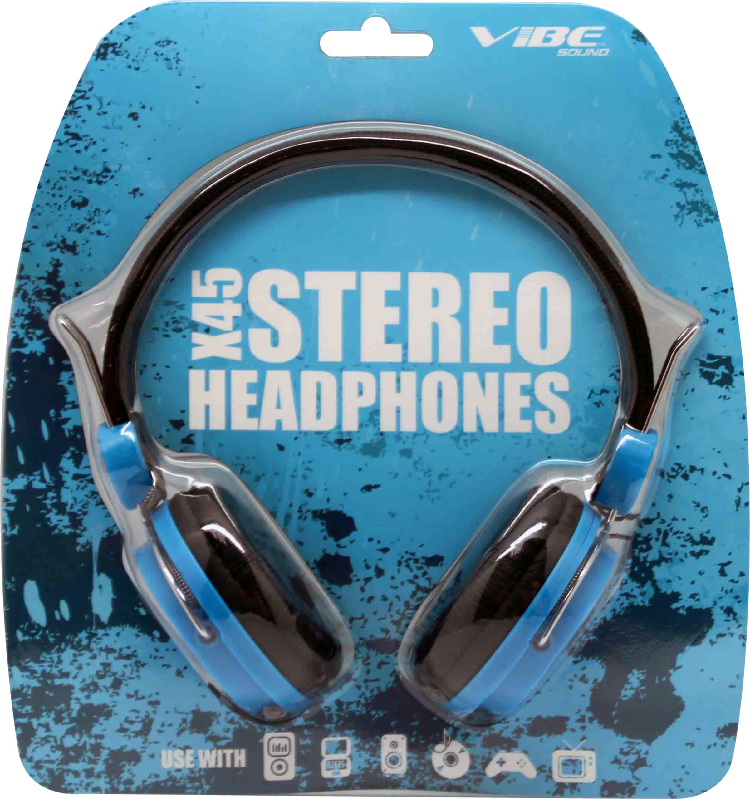 DGL Group LLC VS-845-BLU Stereo Headphones