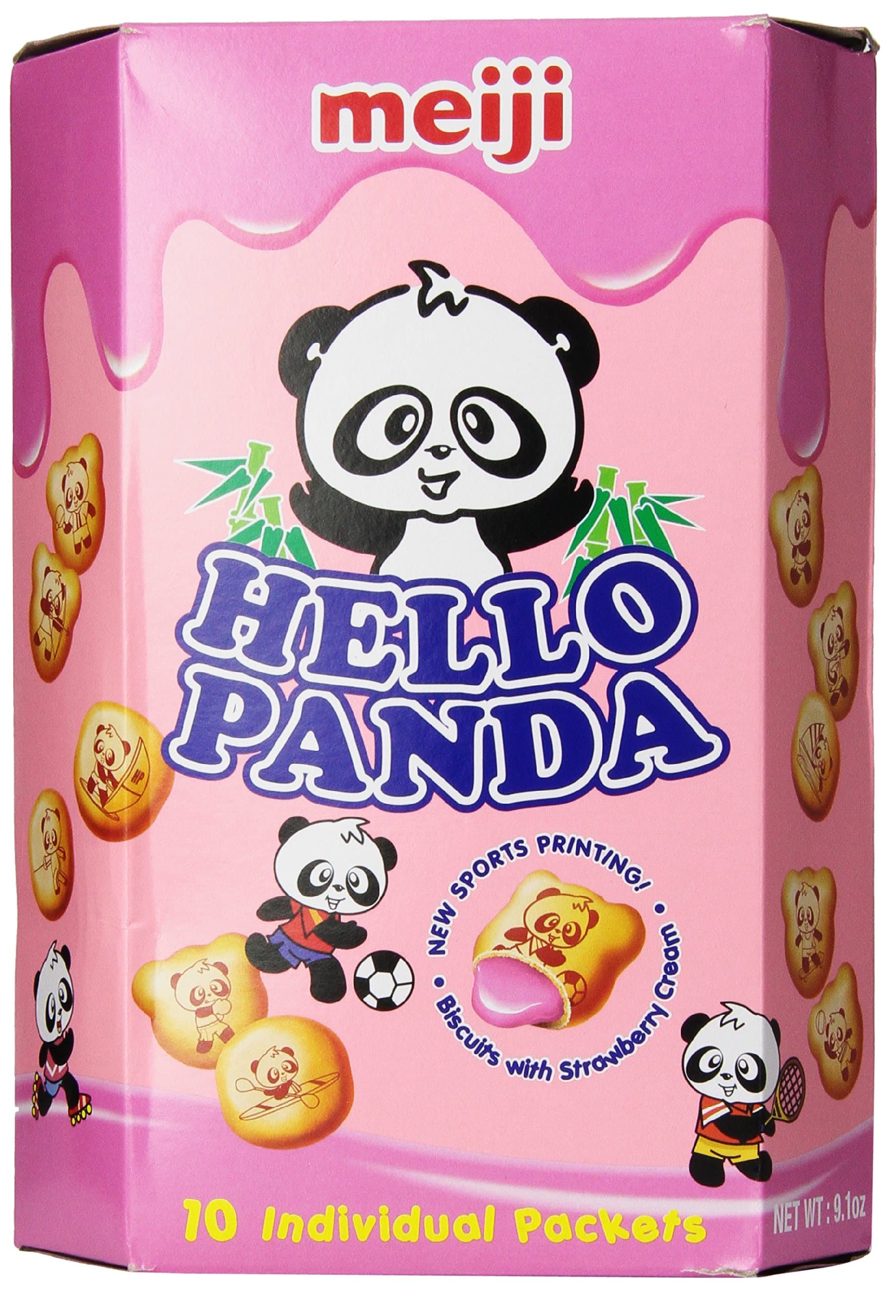 Hello Panda Cookies-l, Strawberry, 270ml