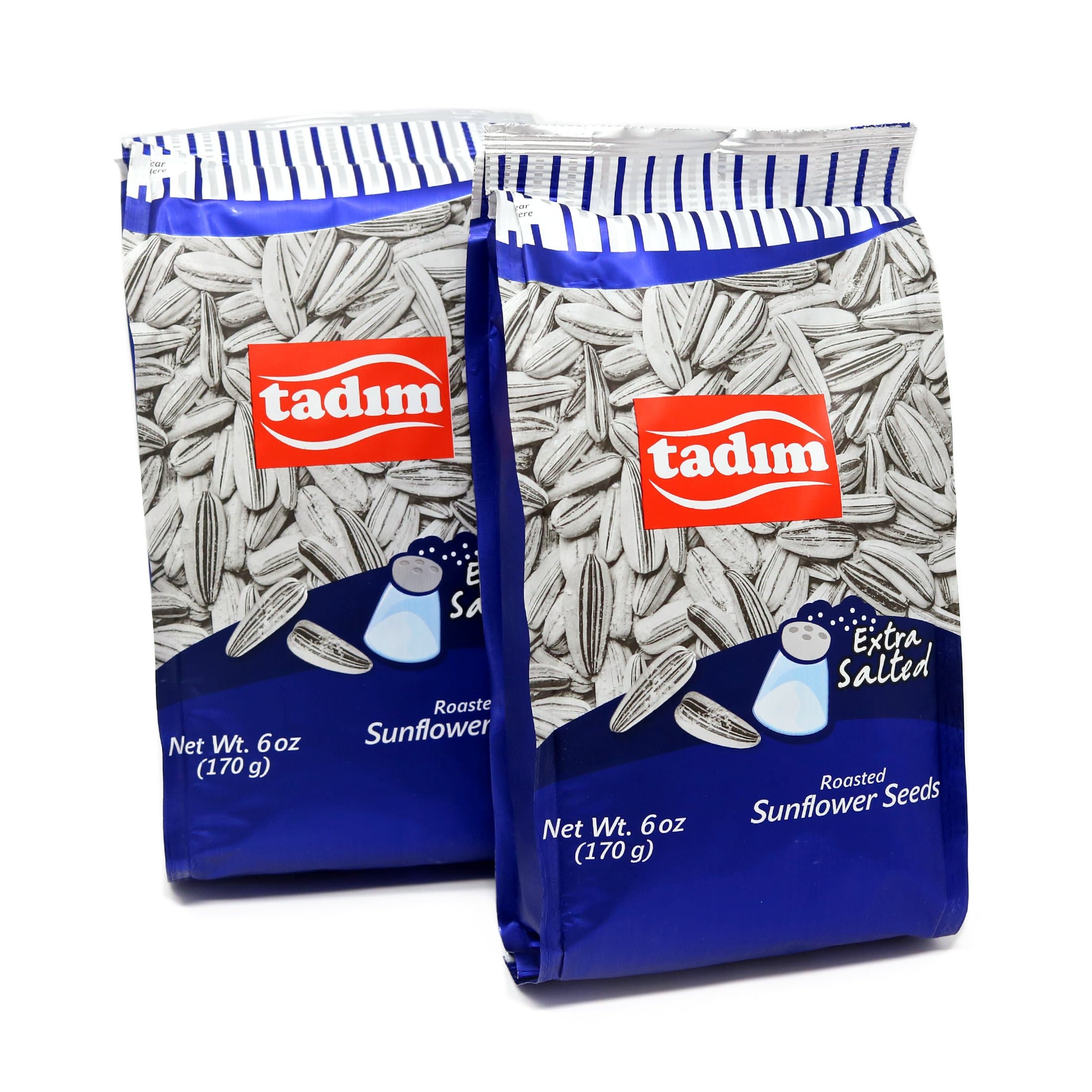 Tadim Sunflower Seeds 170 Gr / 6 Oz (Extra Salted, Pack of 2)