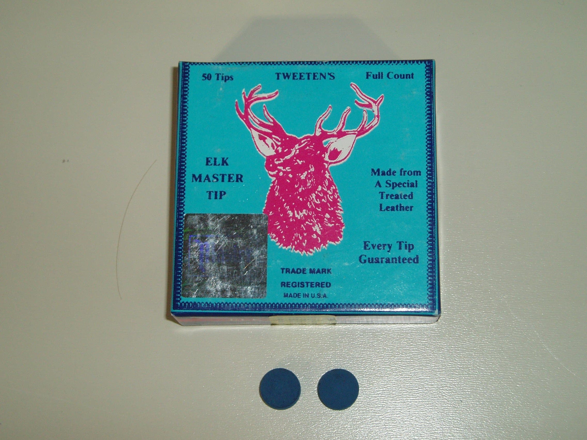 2 x TWEETEN ELK MASTER CUE TIPS 10mm**