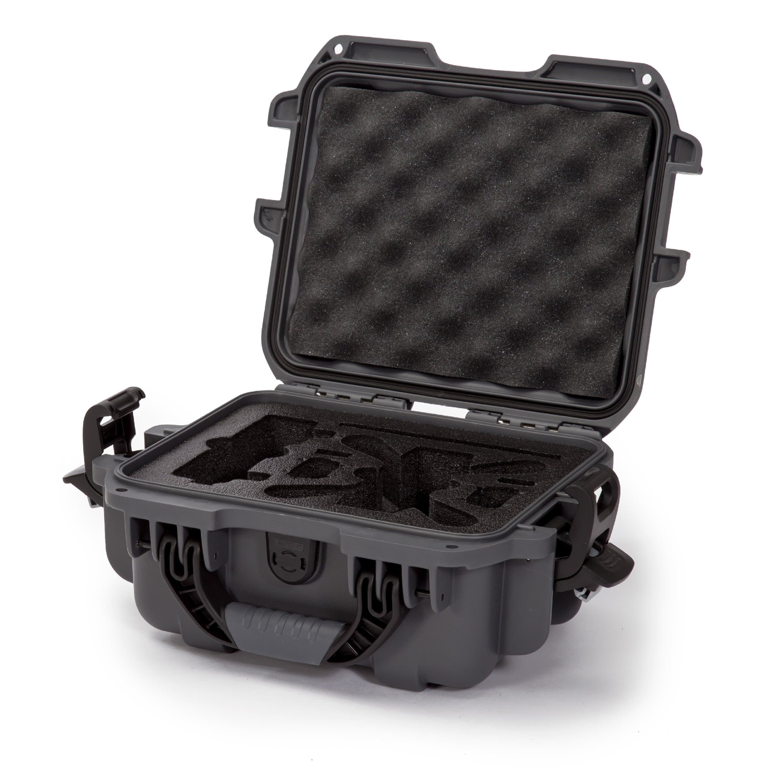 Nanuk 905 Waterproof Hard Drone Case with Custom Foam Insert for DJI Spark - Graphite