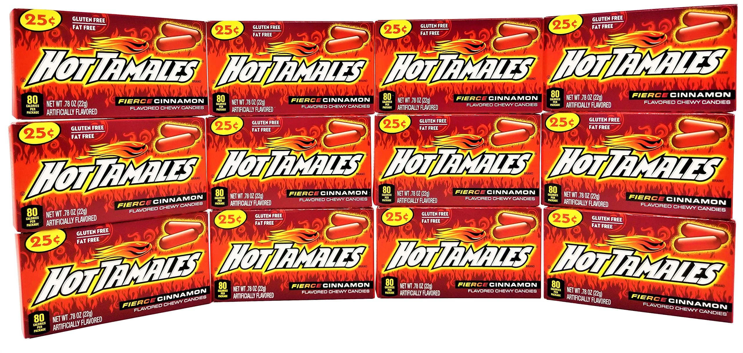 Hot Tamales Cinnamon Fierce 0.78 oz - 12 pack