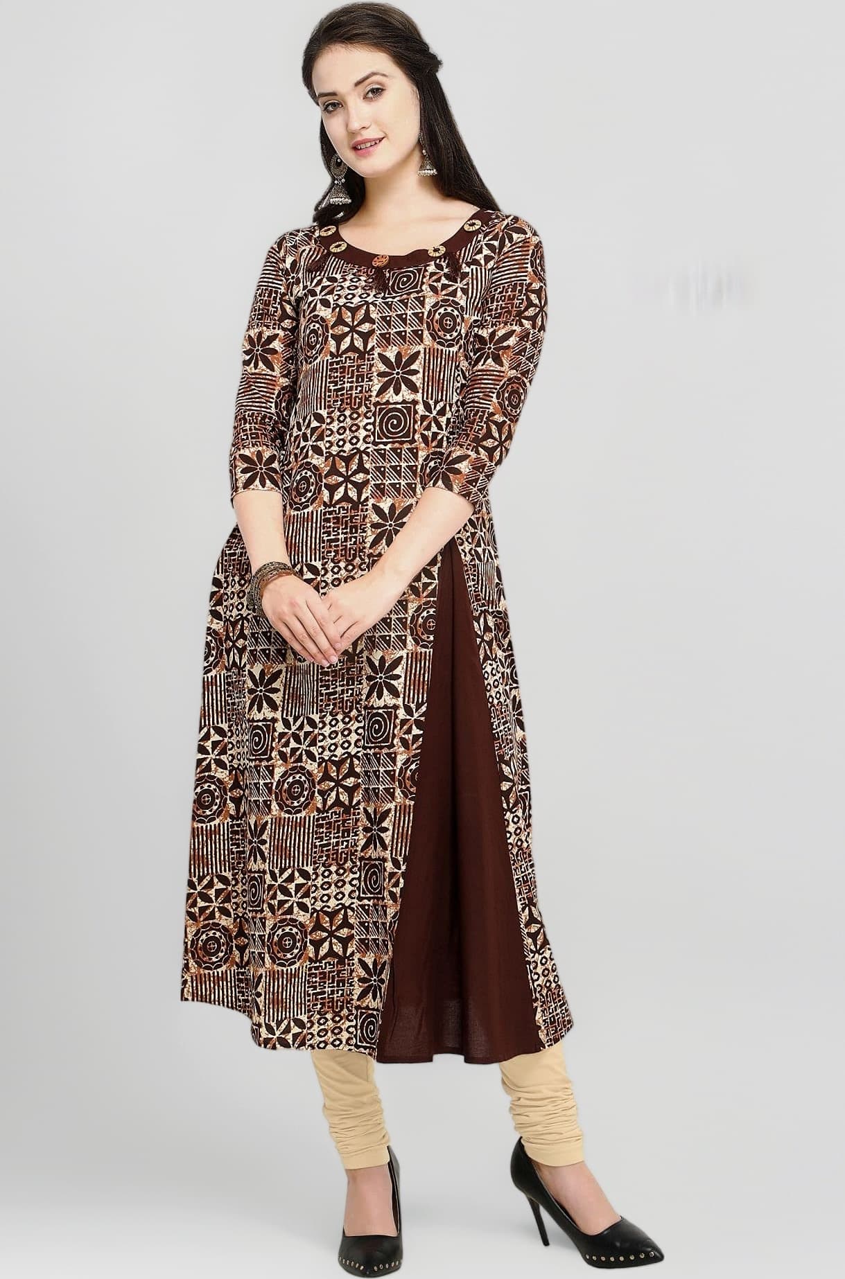 Women Cotton A-Line Kurta