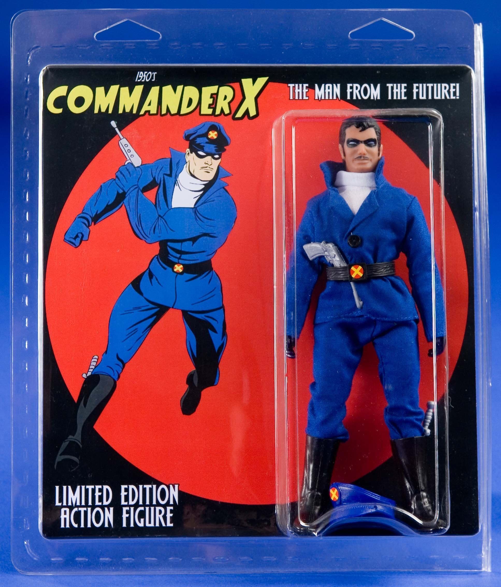 1950's Commander X - The Man from The Future Limited Edition 8 Inch Action Figure
